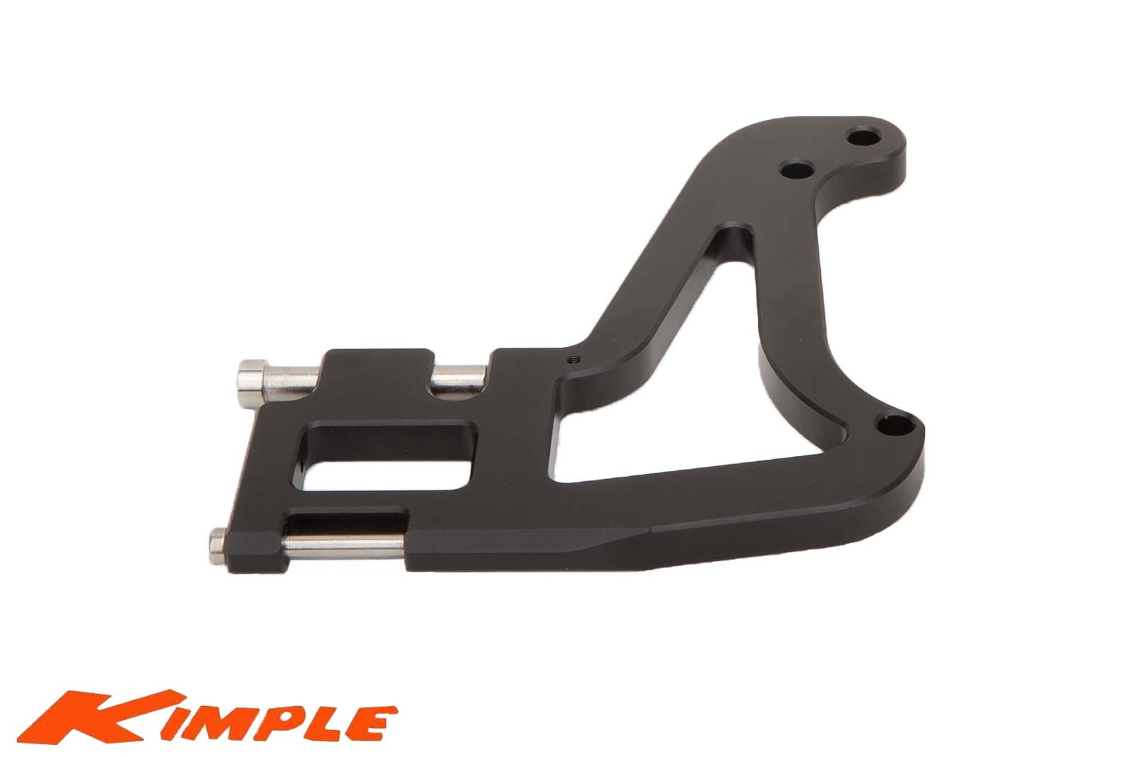 Kimple Foot Controlled Transducer Mount für Minn Kota Detailansicht Montageplatte Detailansicht schrauben