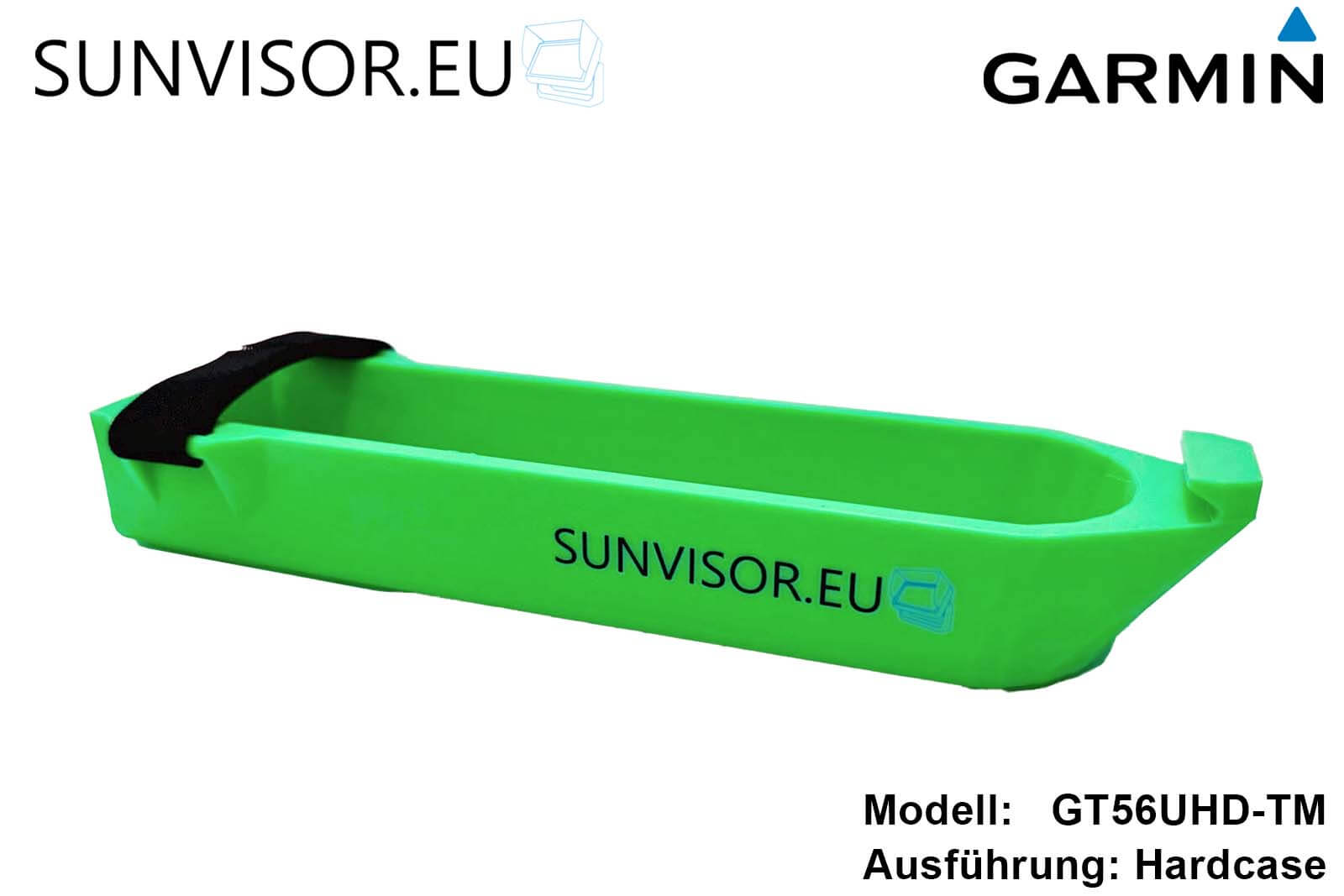 SUNVISOR Schutzhülle für Geber Hardcase Garmin GT56UHD-TM in Grün