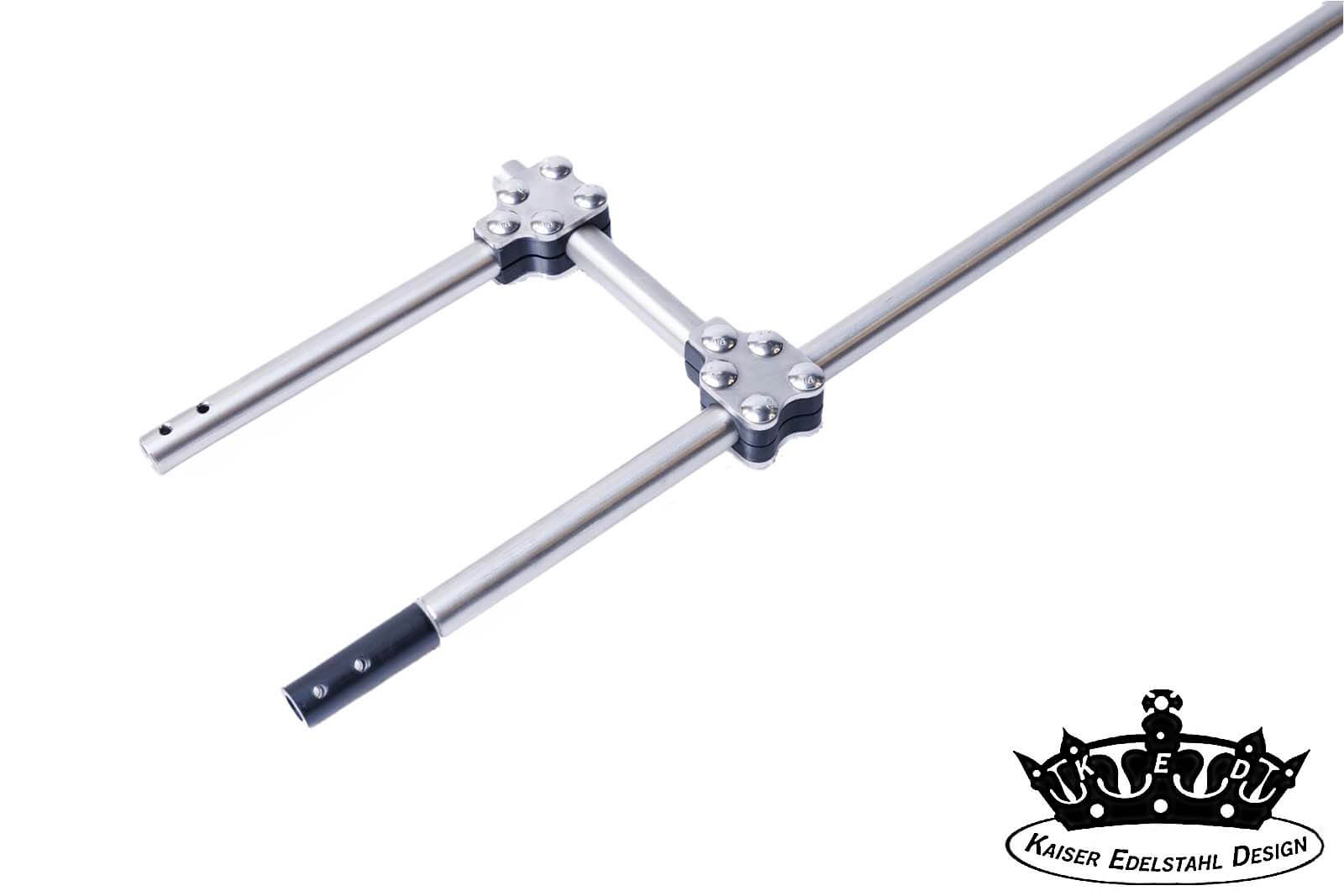 KED Geberstange KedFlex 2.0 Doppelstange aus Edelstahl Detailbild