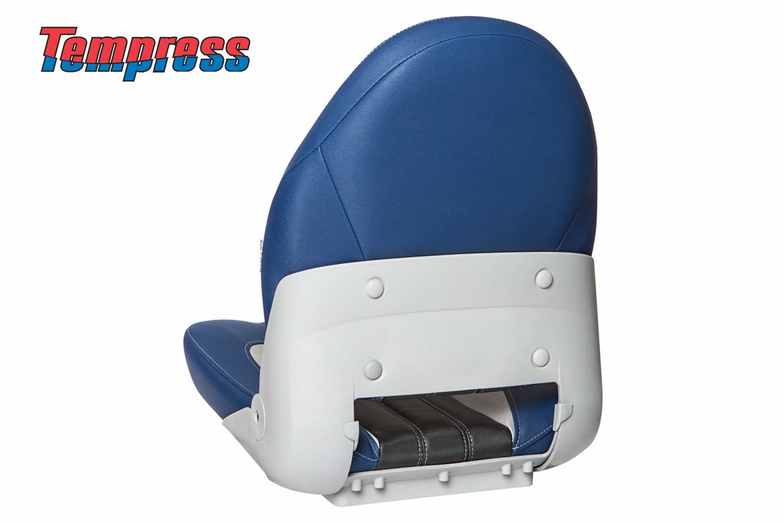 Tempress ProBax Bootsstuhl Blue / Gray / Carbon Rückseite
