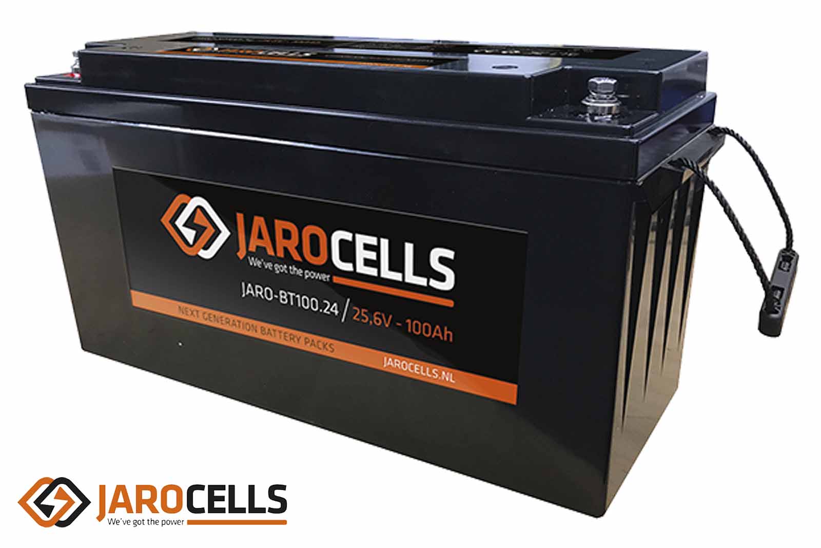 Jarocells Lithium-Ionen-Batterie mit Bluetooth-Batteriecomputer