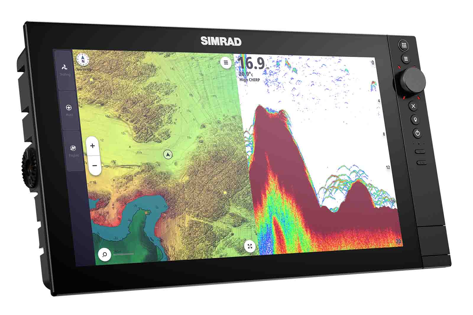 Simrad NSS 4 16-Zoll Echolot & Kartenplotter mit Sonar