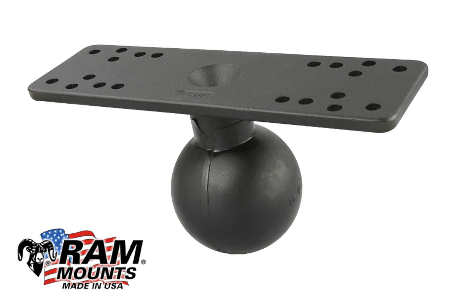 RAM Mount rechteckige Basisplatte mit Kugelverbindung