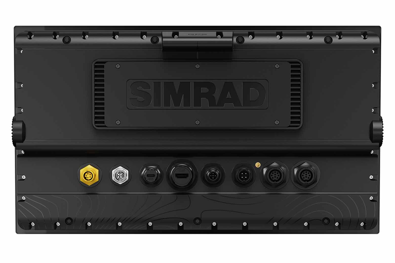 Simrad NSS 4 16-Zoll Echolot & Kartenplotter mit Sonar, Geräterückseite