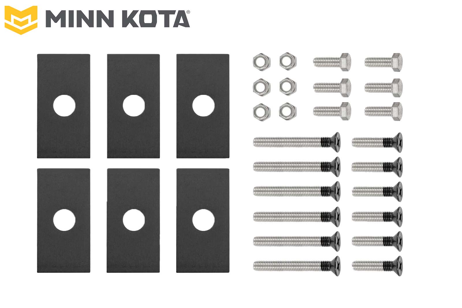 Minn Kota Verstärkung (MKA-58) für Montageplatten MKA-56 und RTA-55 Hardware