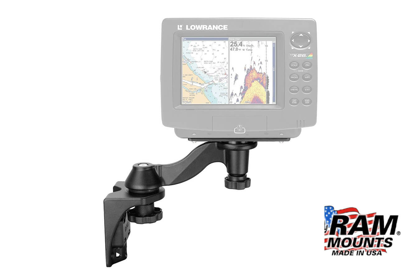 RAM Mounts Schwingarmhalter RAM-MB-38 Montagebeispiel