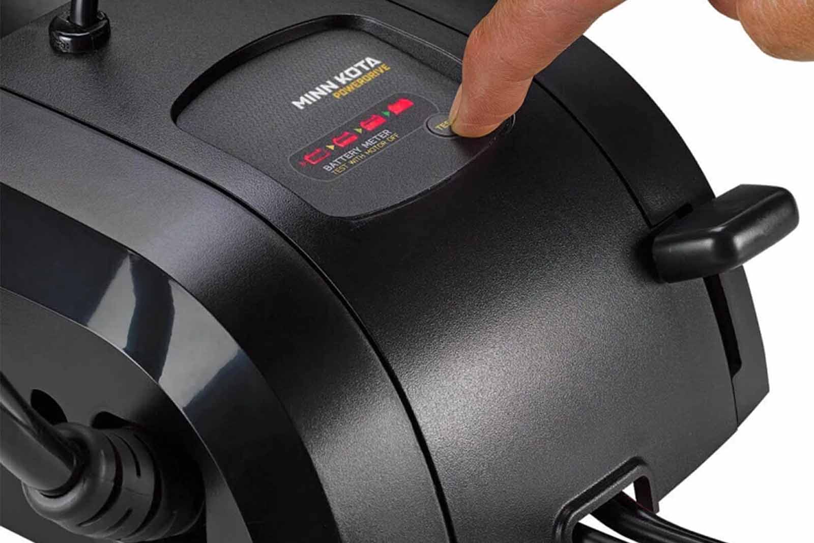 Minn Kota PowerDrive Elektro-Bootsmotor - Batterieanzeige