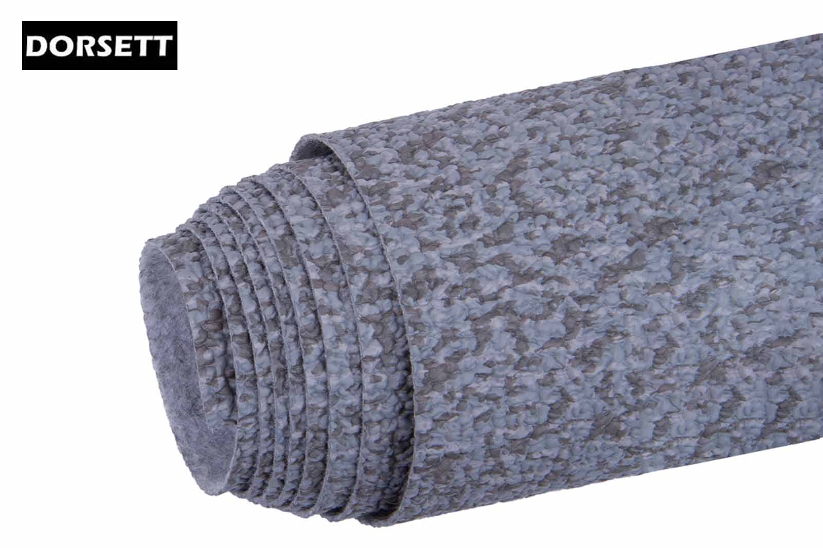 Vinyl-Bootsbodenbelag, silber-grau