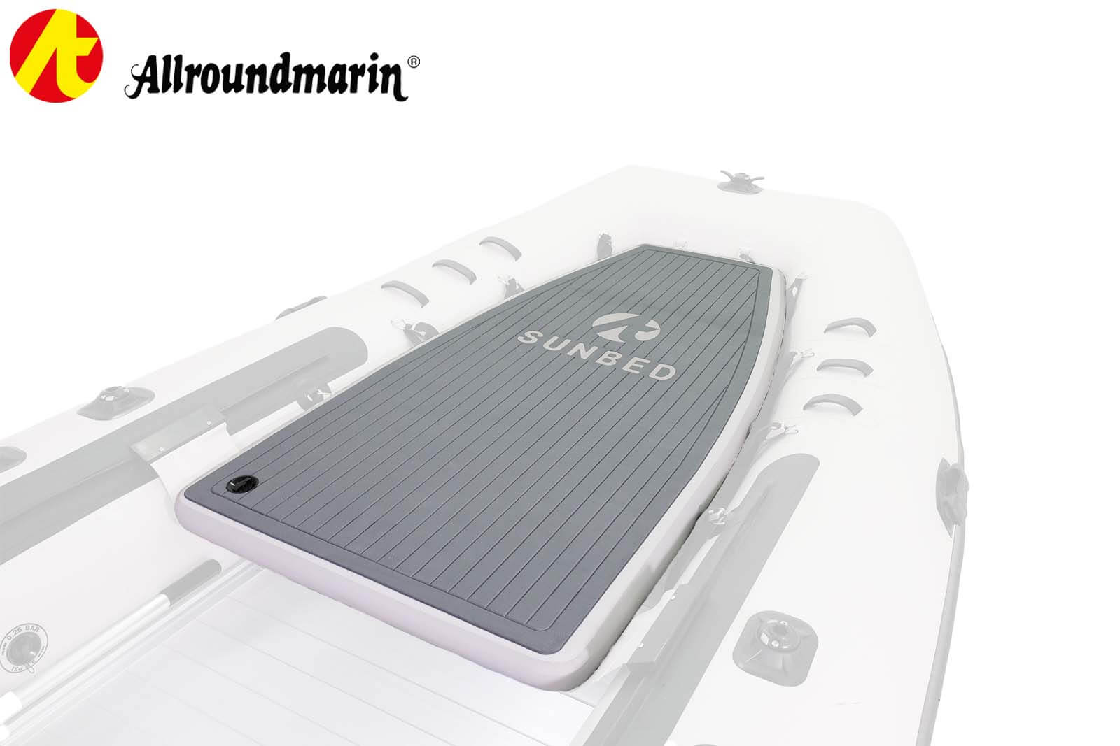 Allroundmarin Sunbed für Poker Ultra Schlauchboote Montagebeispiel