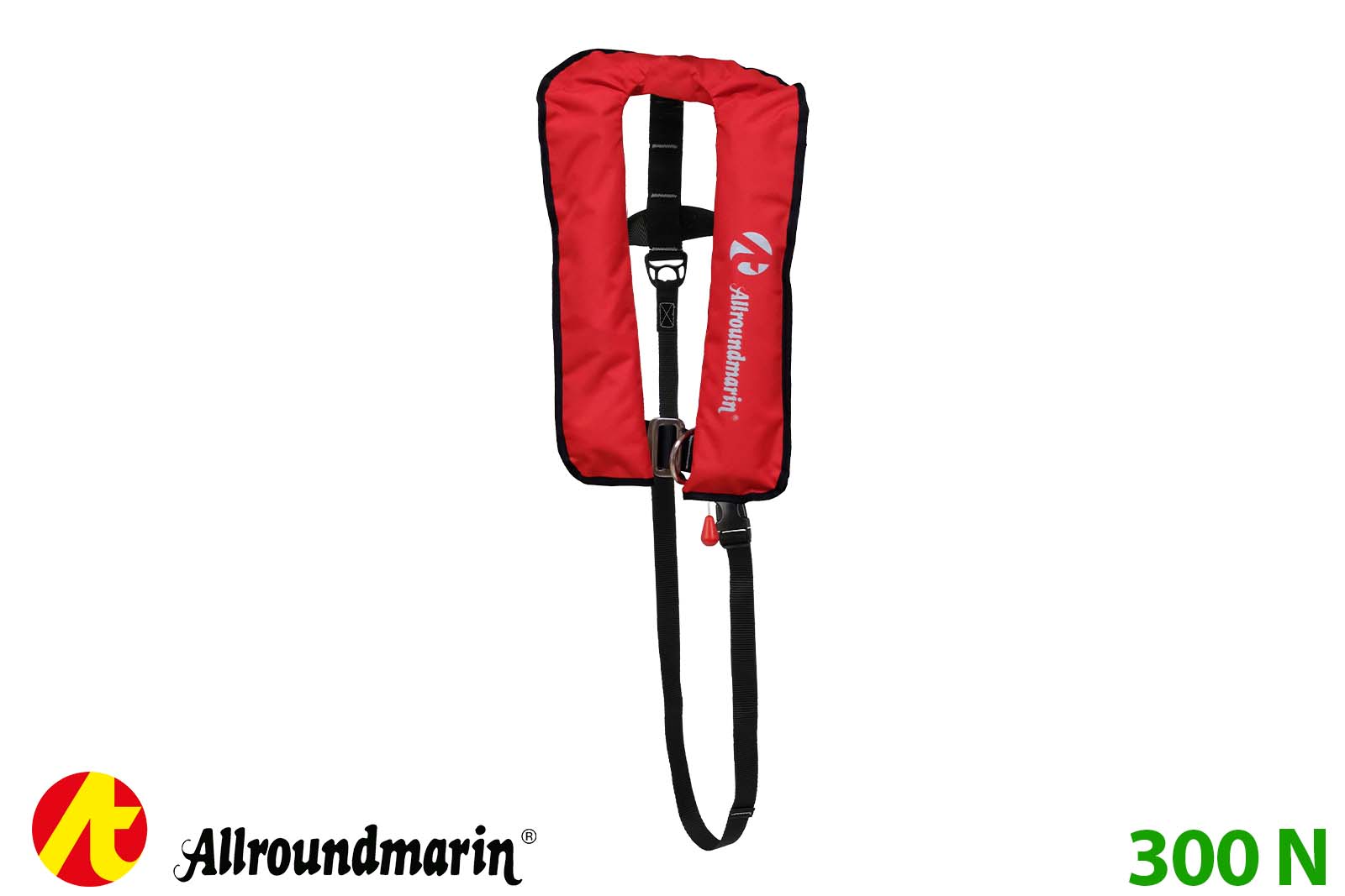 Allroundmarin Automatik-Rettungsweste 300N in Rot