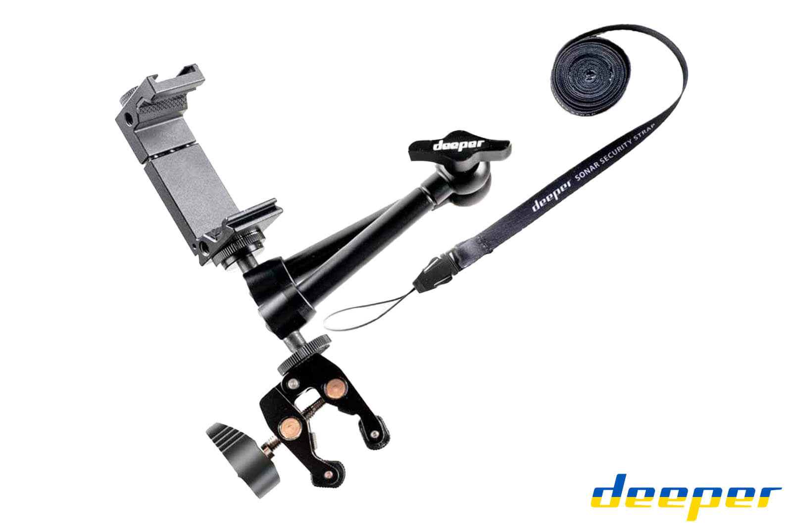 Deeper Smartphone Mount für Boot & Kajak mit Sicherheitsband