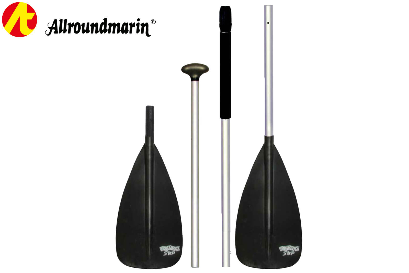 Allroundmarin Teleskop-Kombi-Paddel 120-215 cm Einzelteile