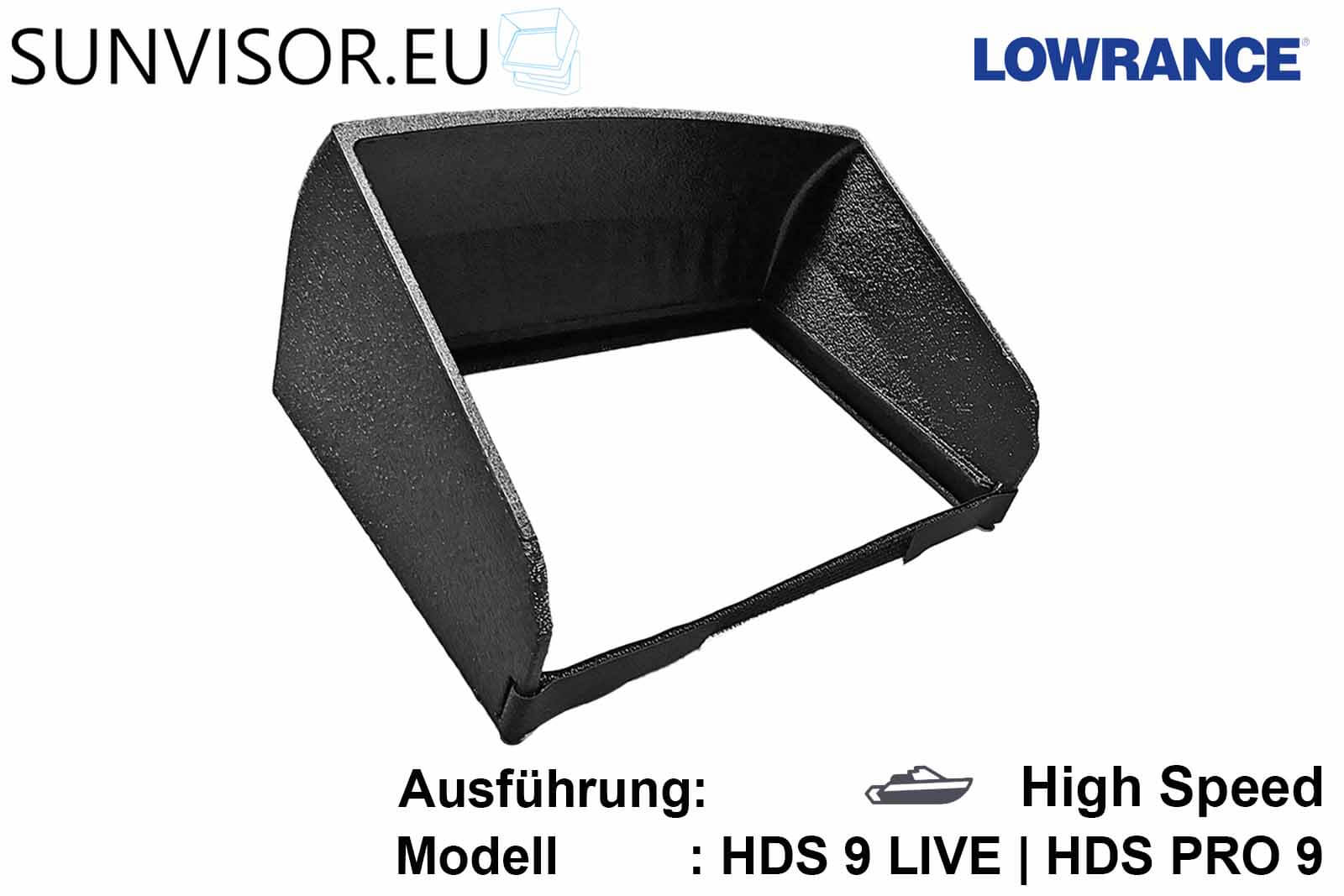 SUNVISOR Sonnenschutz für Lowrance Echolote