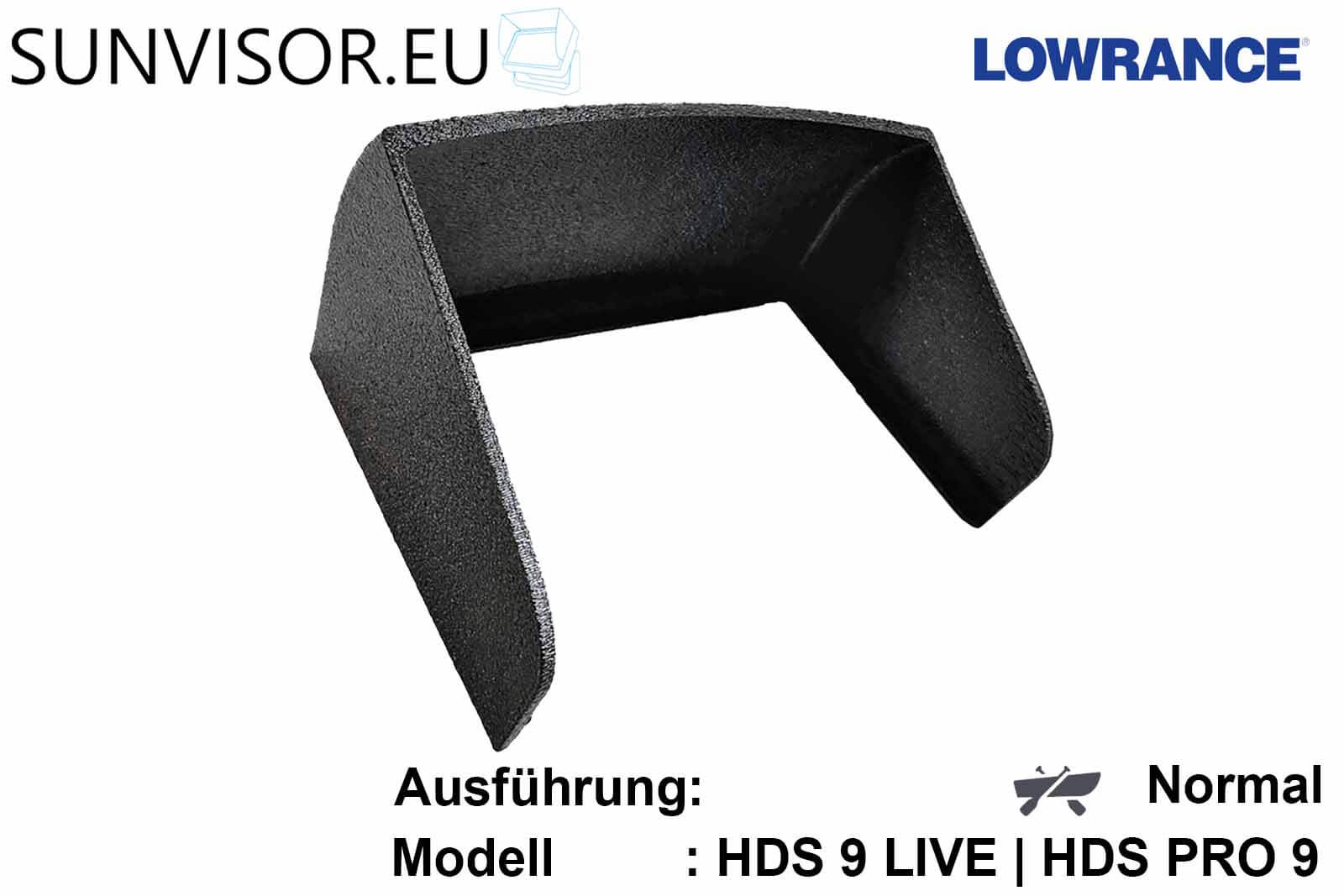 SUNVISOR Sonnenschutz für Lowrance Echolote