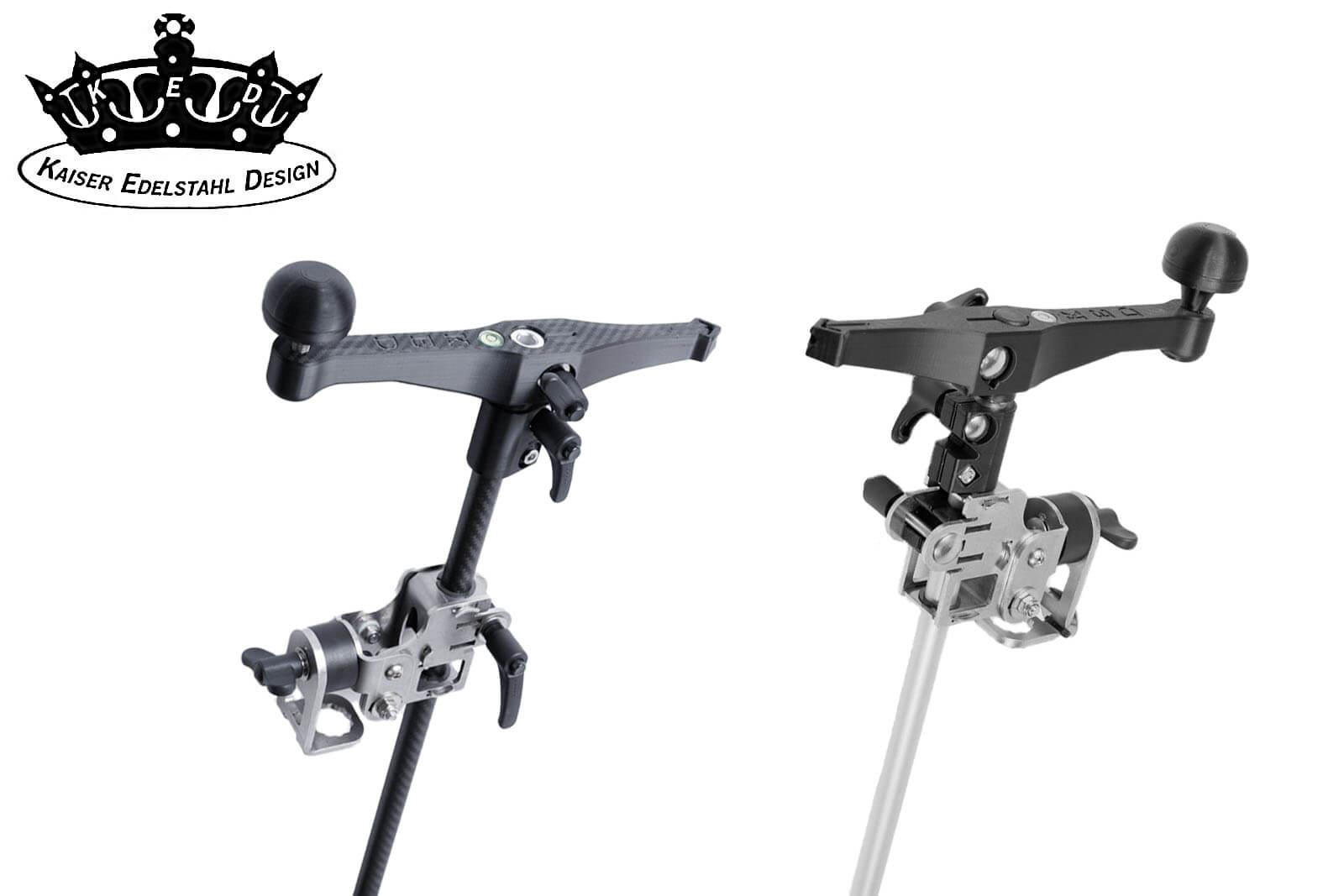 KED Bellyboat Geberstange aus Carbon oder Aluminium