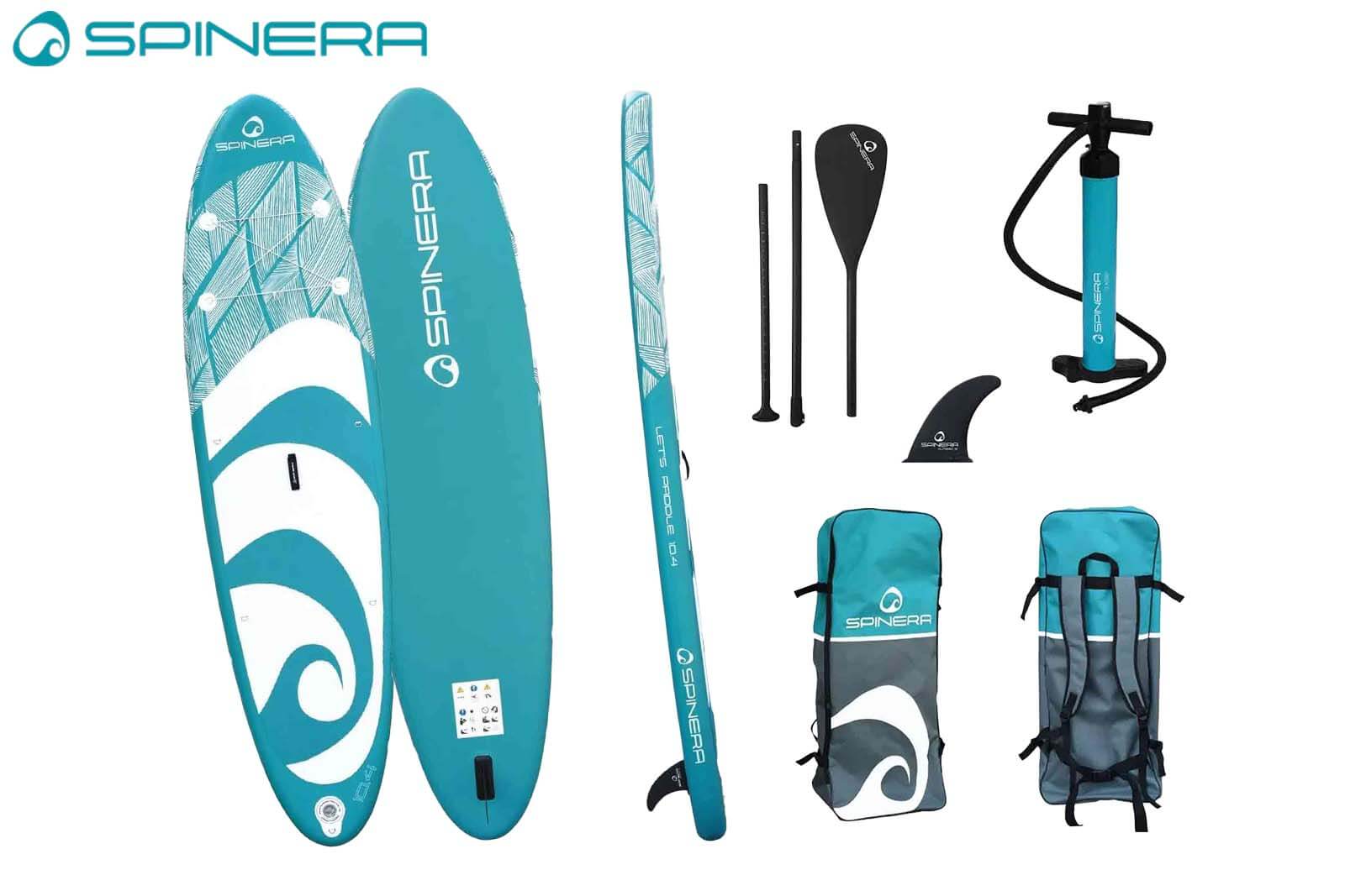 Spinera SUP Board Lets Paddle  Lieferumfang