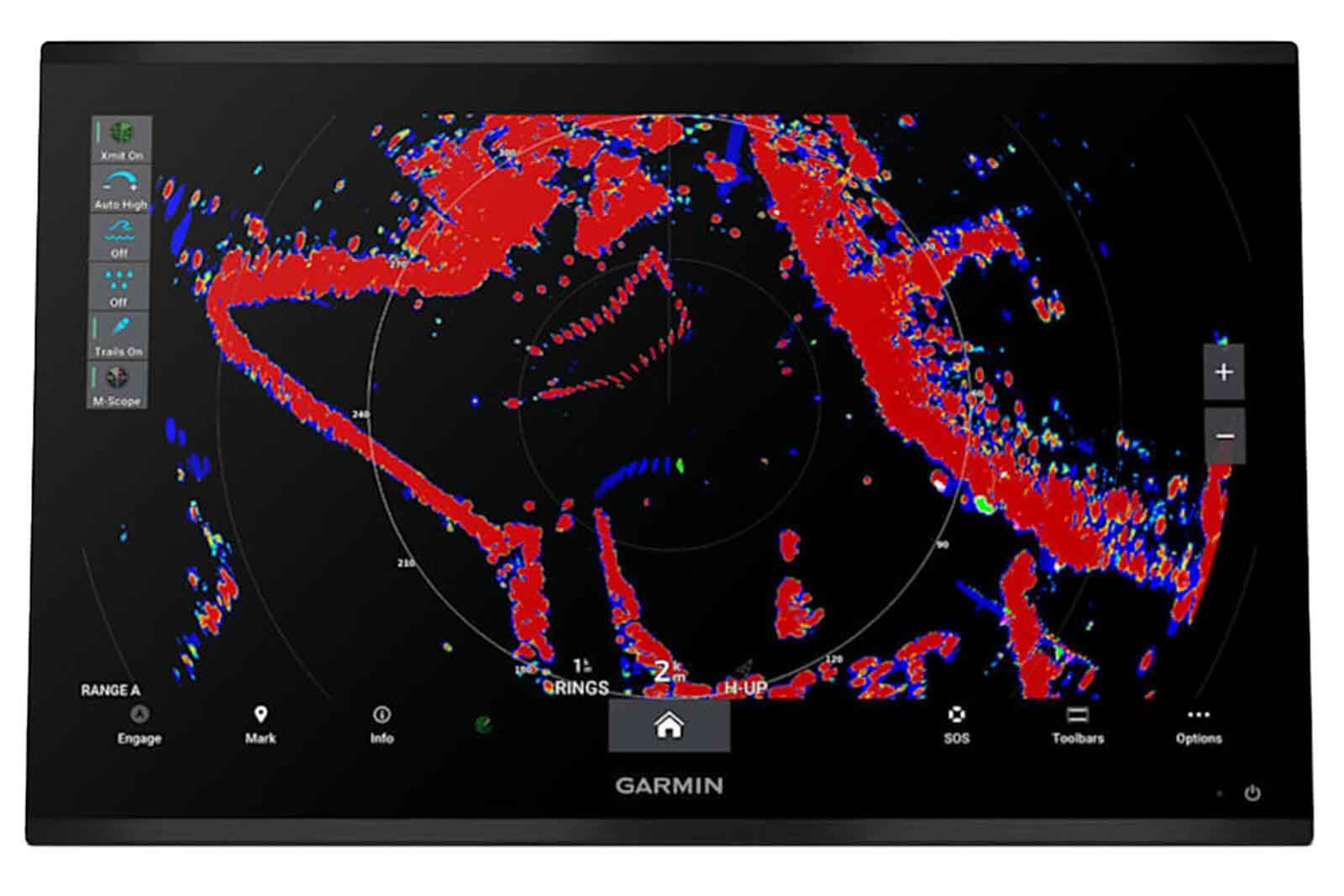 Garmin GPSMAP 9024 Kartenplotter ohne Sonar Radar Frontansicht