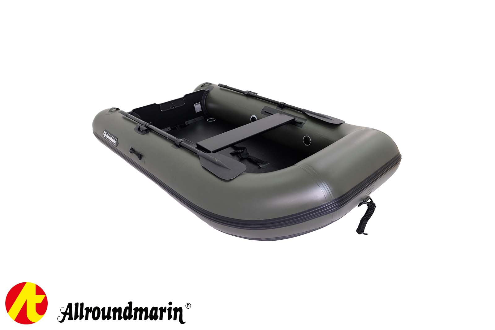 Allroundmarin Scout Schlauchboot 270 mit Luftboden Seitenansicht, schräg