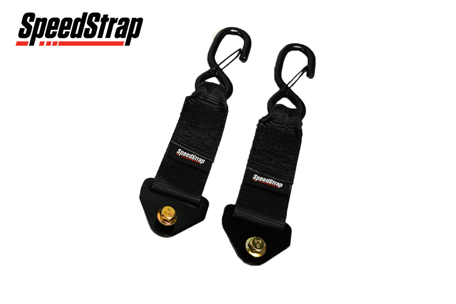 SpeedStrap S-Haken-Adapter 2er-Pack Detailansicht Gurt und Montage