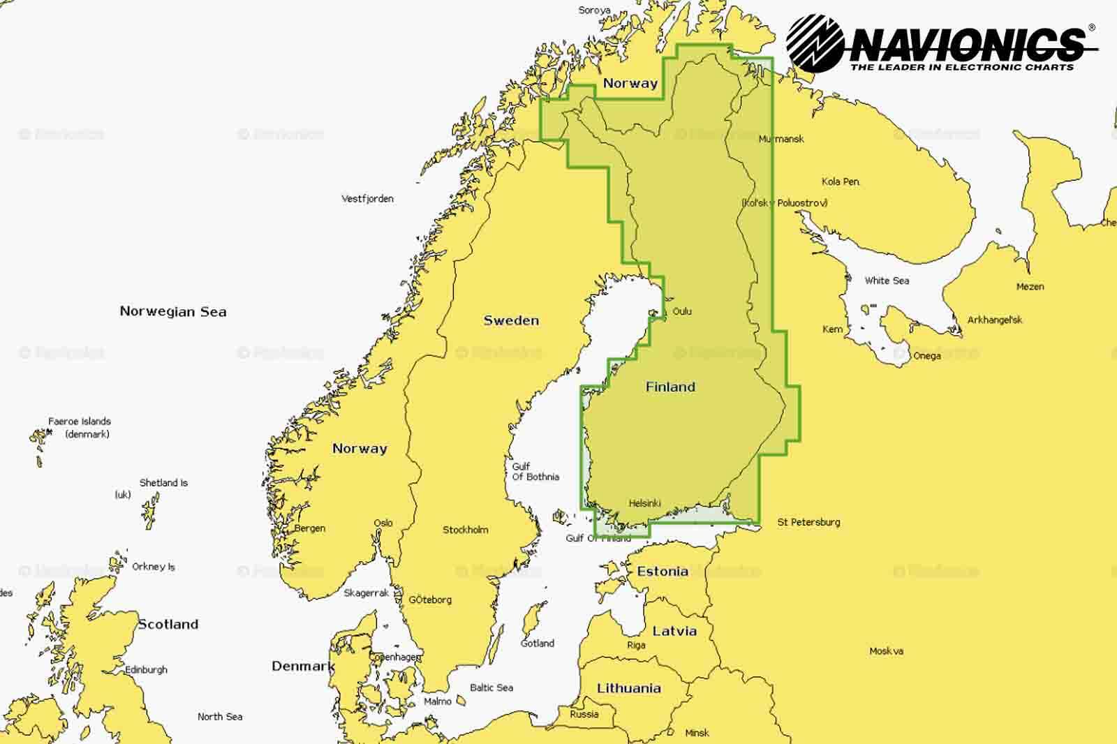 Navionics Platinum Plus Seekarte