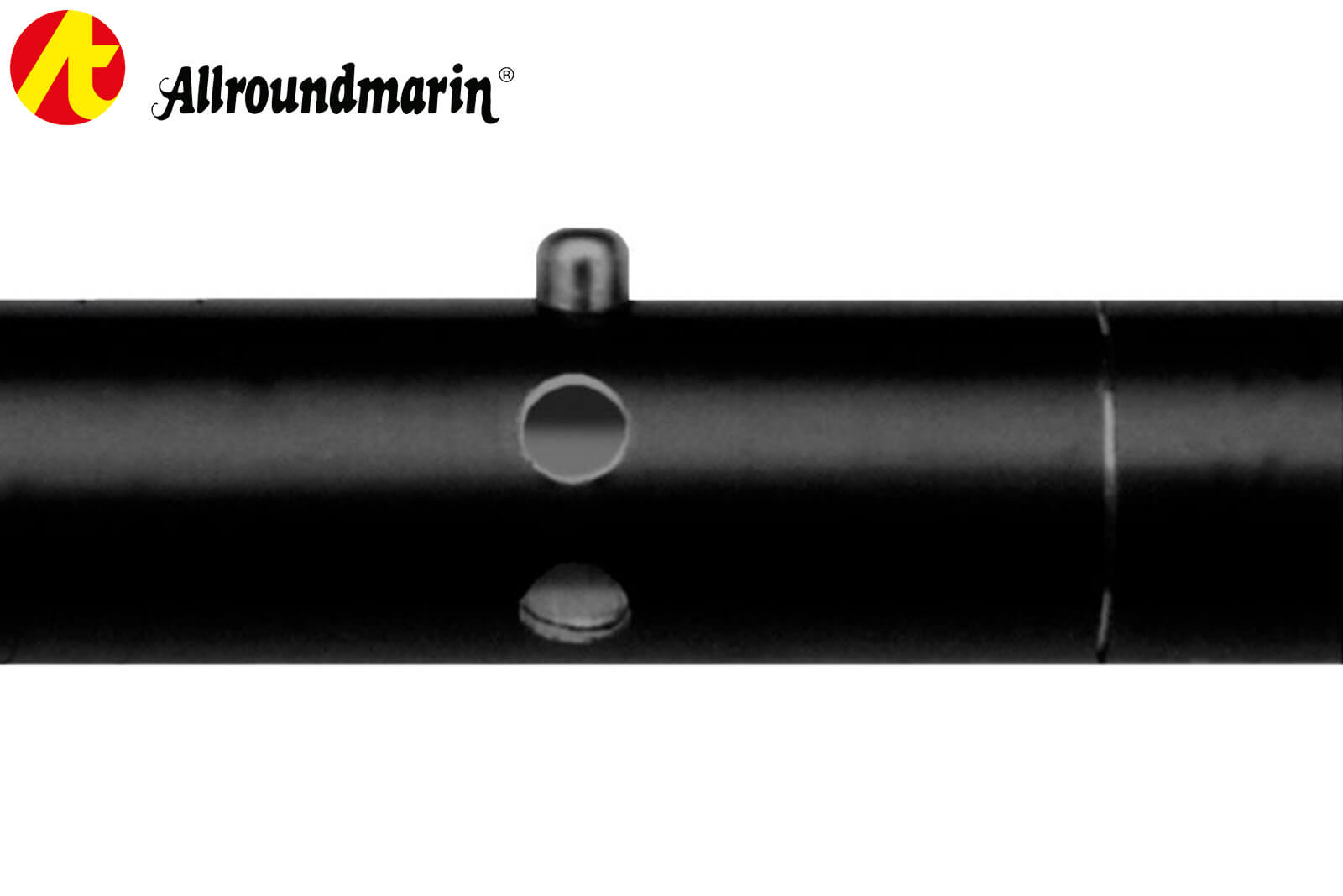 Allroundmarin Doppelpaddel aus Fiberglas, 230 cm, Detailansicht Löcher zum Verstellen
