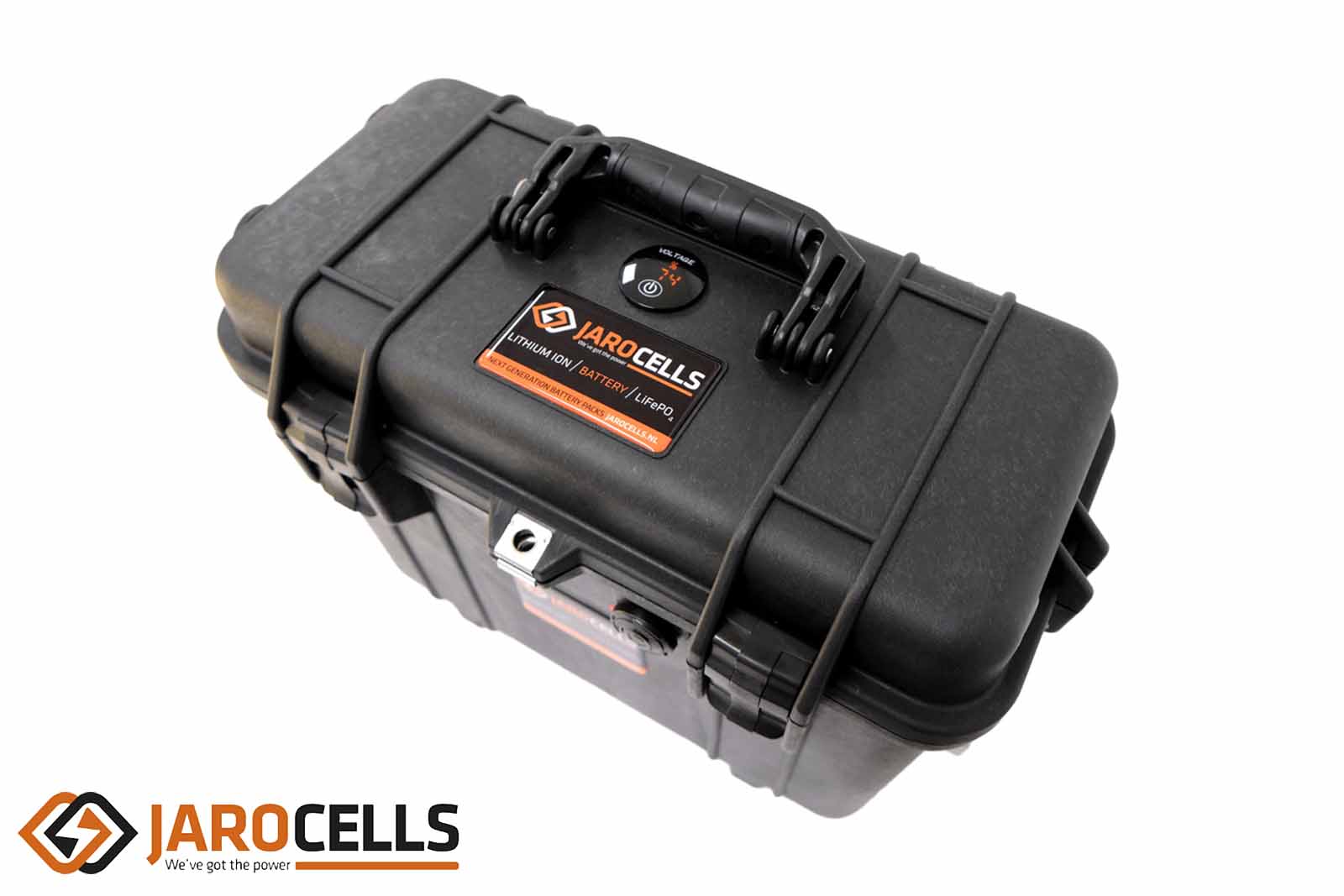 Jarocells Tragbare BTP 60.12 + 36 Lithium Ionen Batterie Draufsicht