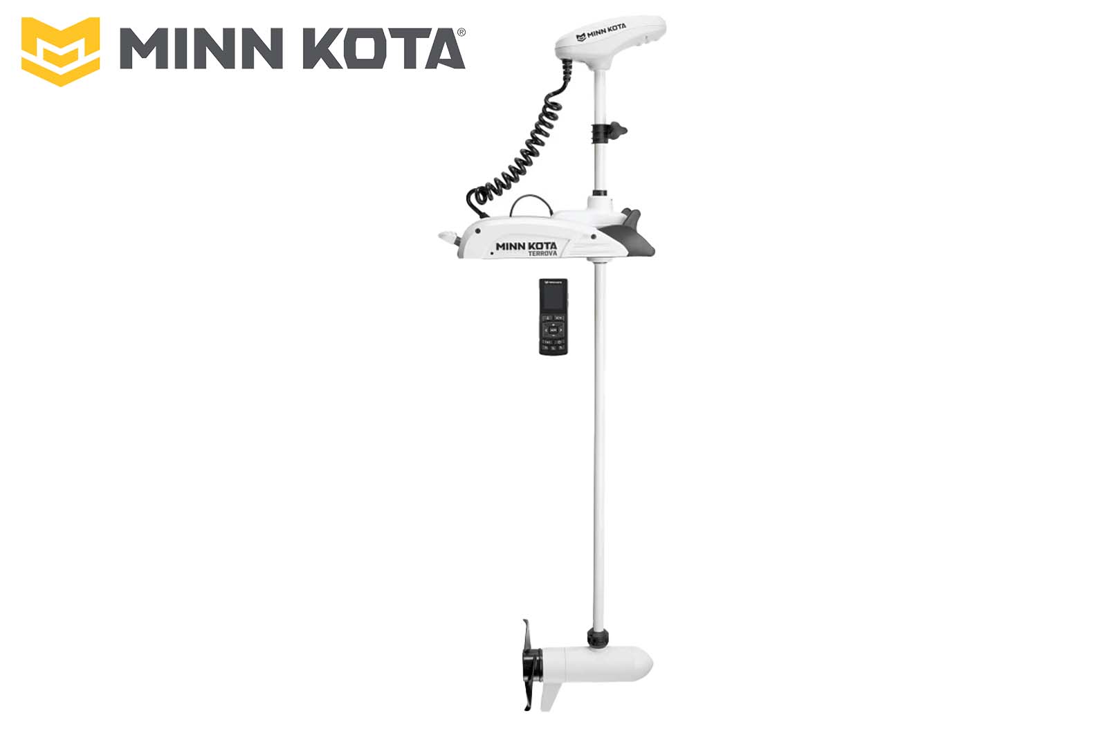 Minn Kota Riptide Terrova Elektro-Bootsmotor Profilansicht, 152 cm, 24 V