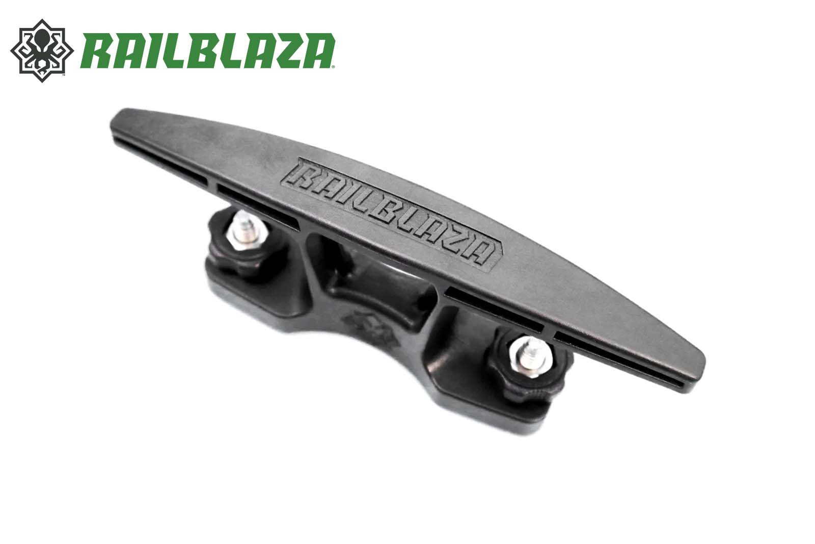 Railblaza Belegklampe für T-Nut Schienen Ansicht schräg oben