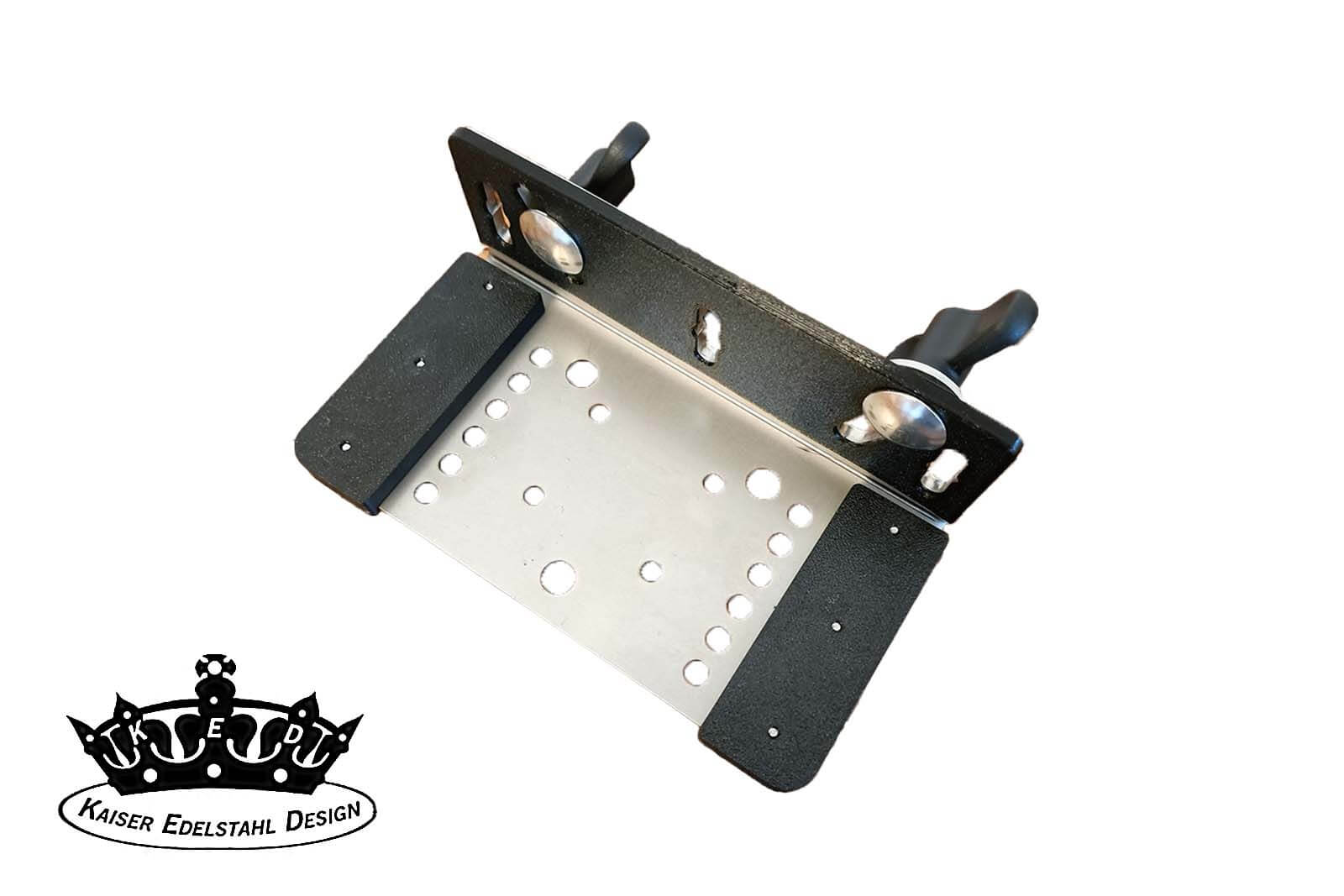 KED Adapterplatte zur Schienenmontage Finval 8 cm Innenansicht