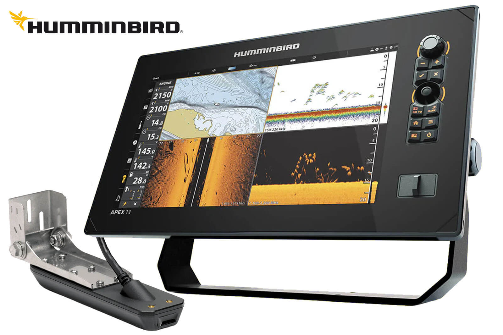 Humminbird Gradient Pattern Humminbird APEX 13 Echolot & Kartenplotter bei myBait!