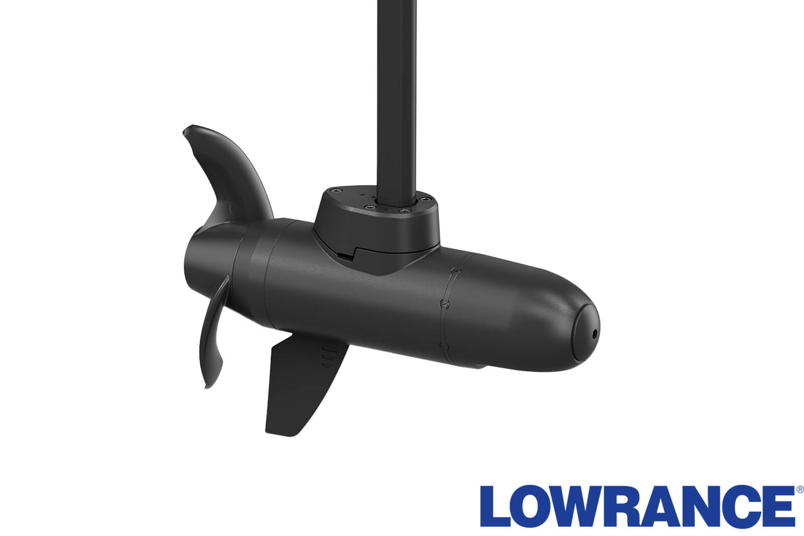 Lowrance RECON Elektromotor Süßwasser Detailansicht mit HDI-Geber