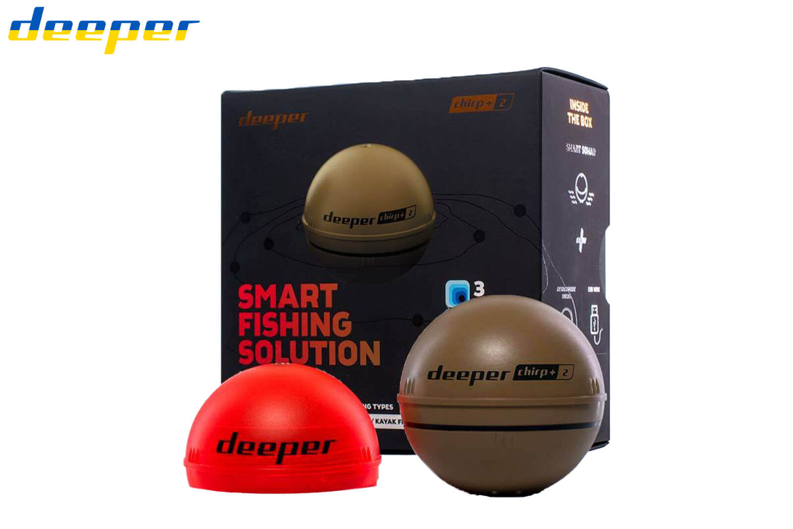 Deeper Smart Sonar CHIRP+ 2 mit Verpackung