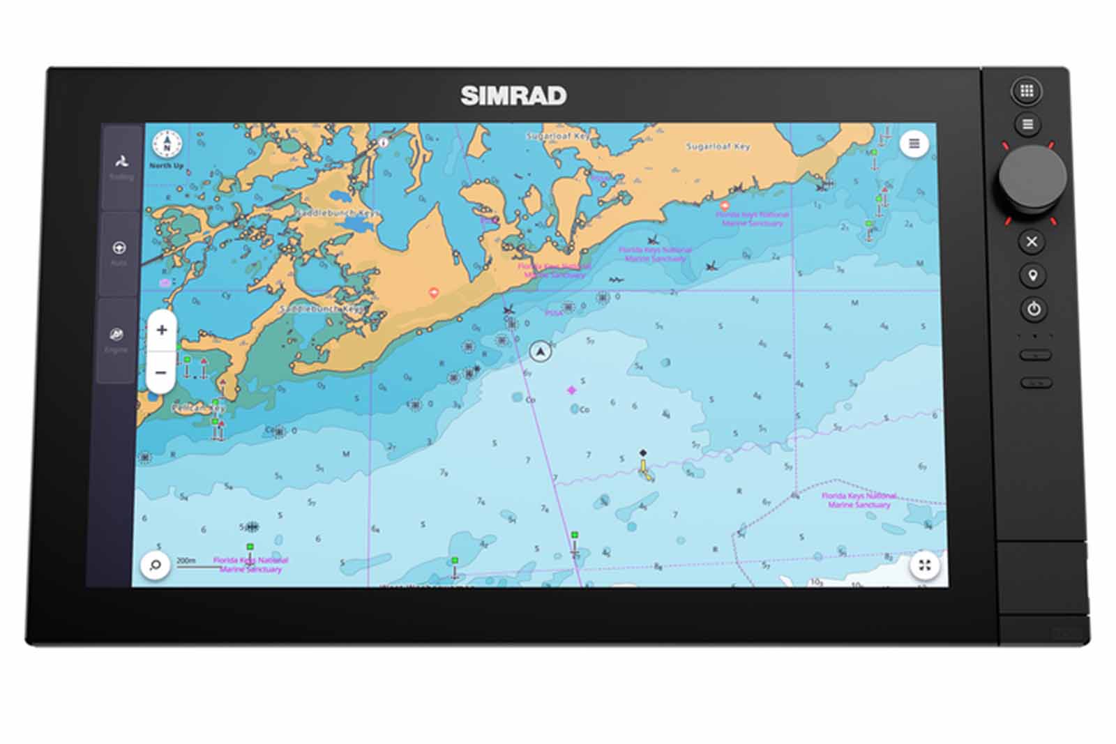 Simrad NSS 4 16-Zoll Kartenplotter ohne Sonar, Frontansicht