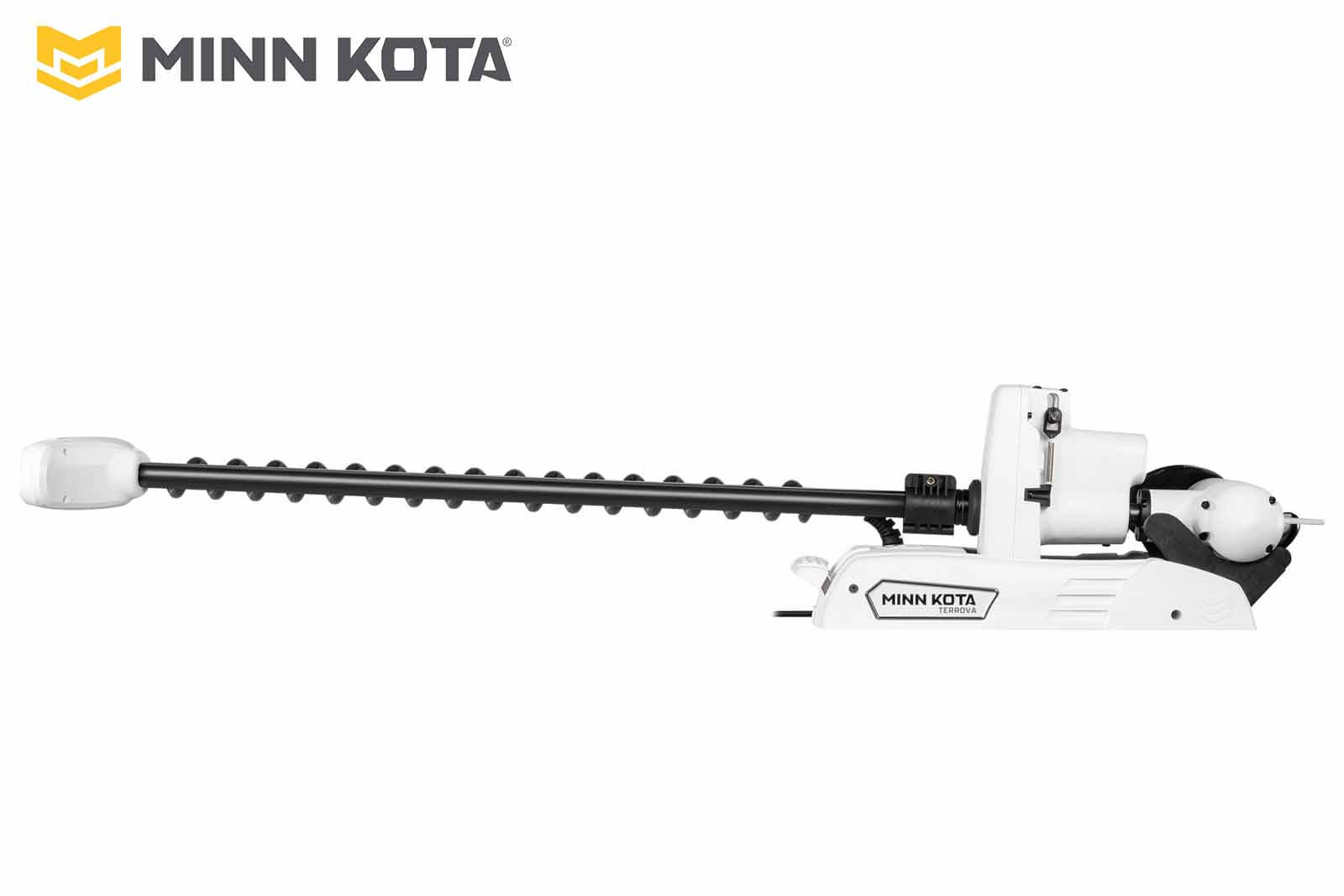 Minn Kota Riptide Terrova QUEST in Weiß, eingeklappt