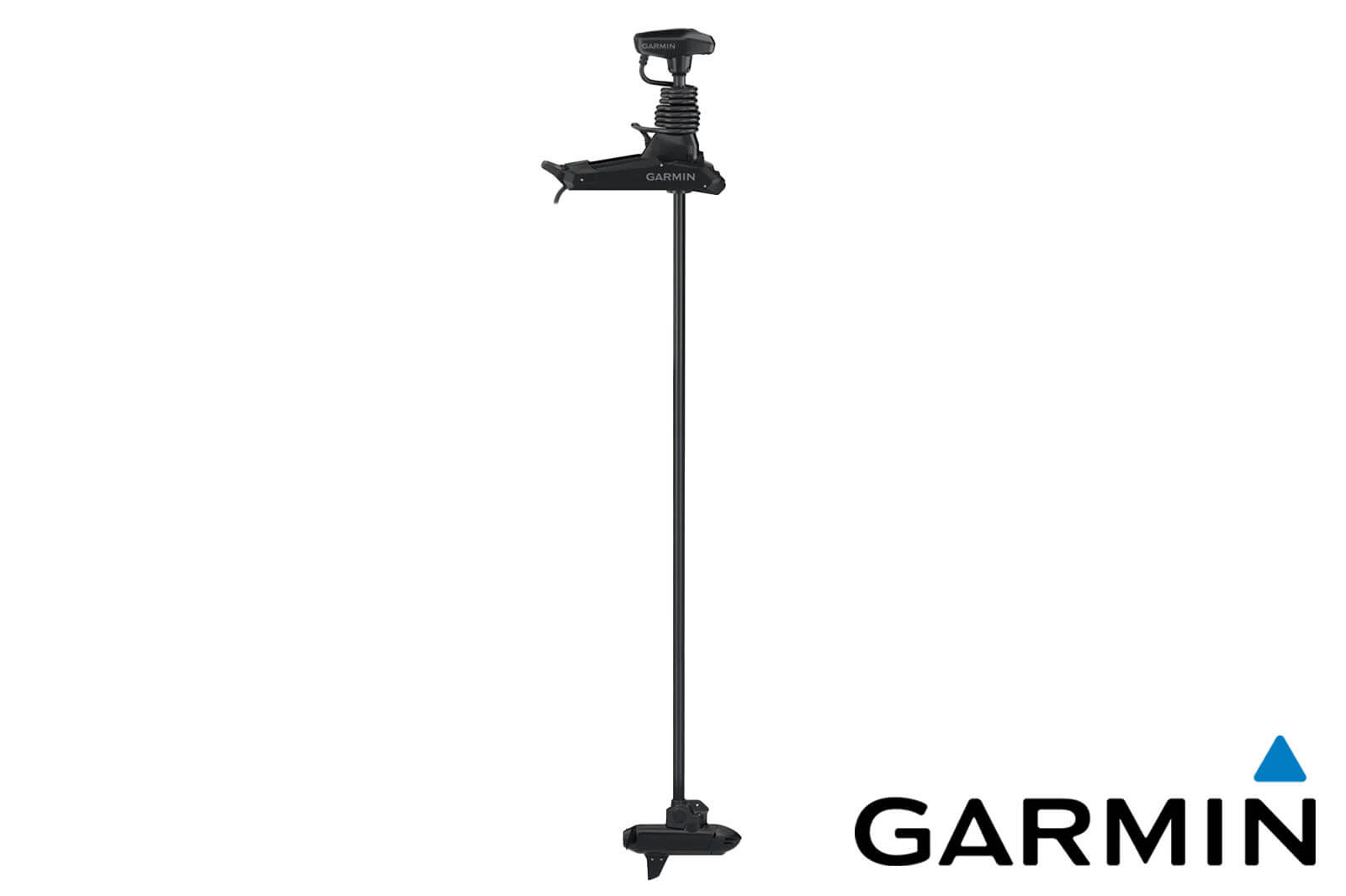 Garmin Force Kraken Elektro-Bootsmotor schwarz, Seitenansicht mit 279 cm Schaftlänge