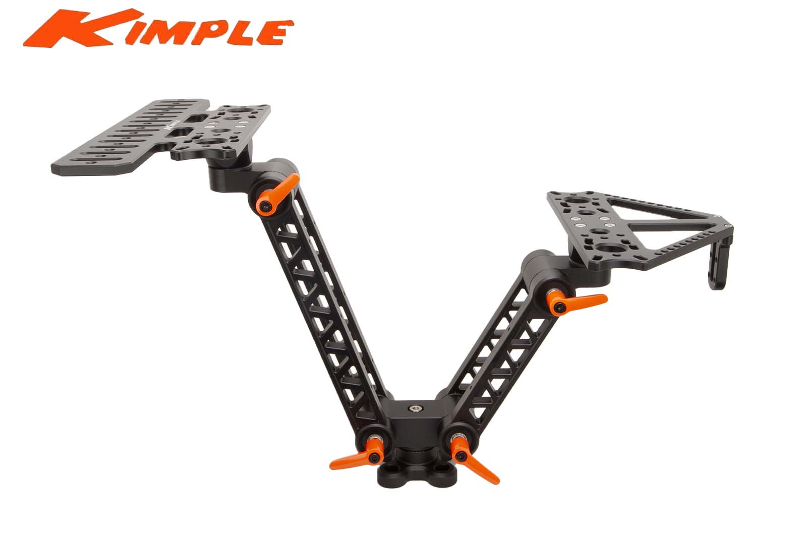 Kimple Premium Dual Fish Finder Mount – Gelenkhalter für zwei Echolote