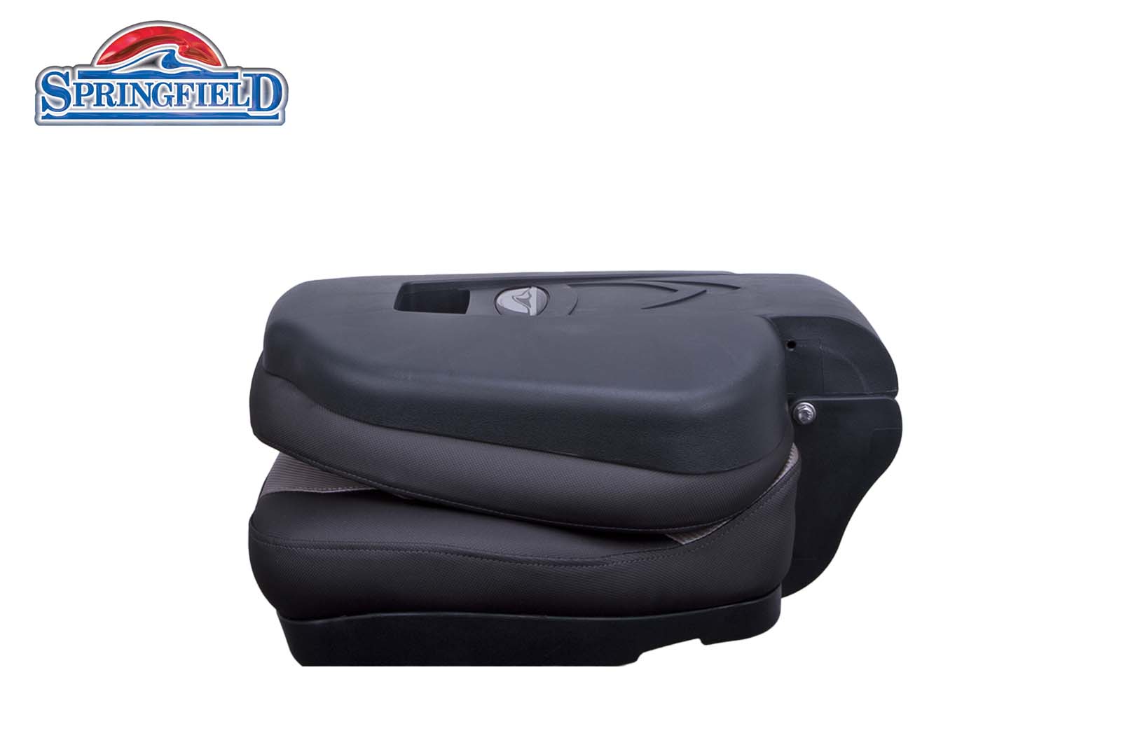 Springfield Fish Pro II High Back Bootssitz dunkelgrau 90 grad links zugeklappt