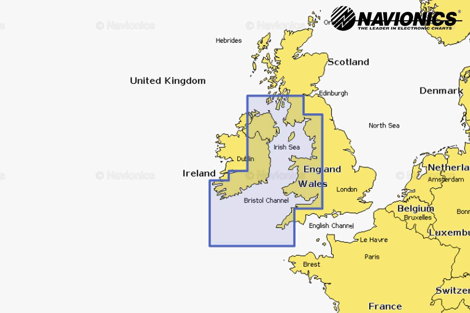 Navionics Plus Seekarte