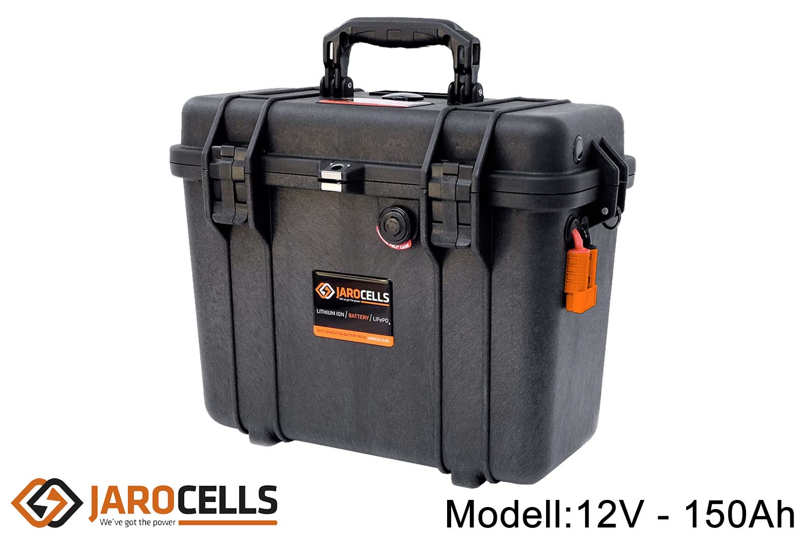 Jarocells Portable Lithium-Ionen-Batterie mit Bluetooth Batteriecomputer