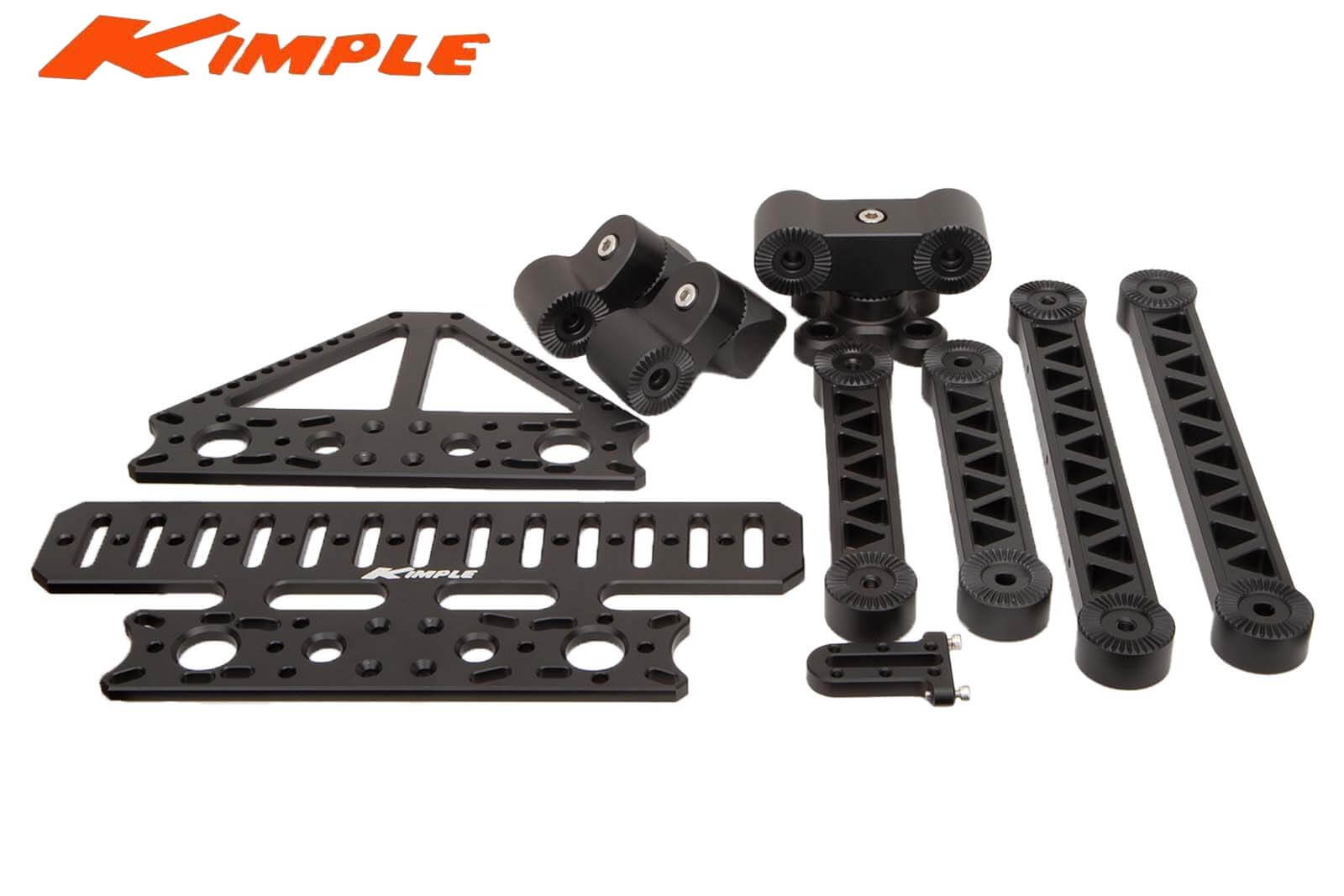 Kimple Premium Dual Fish Finder Mount – Gelenkhalter für zwei Echolote