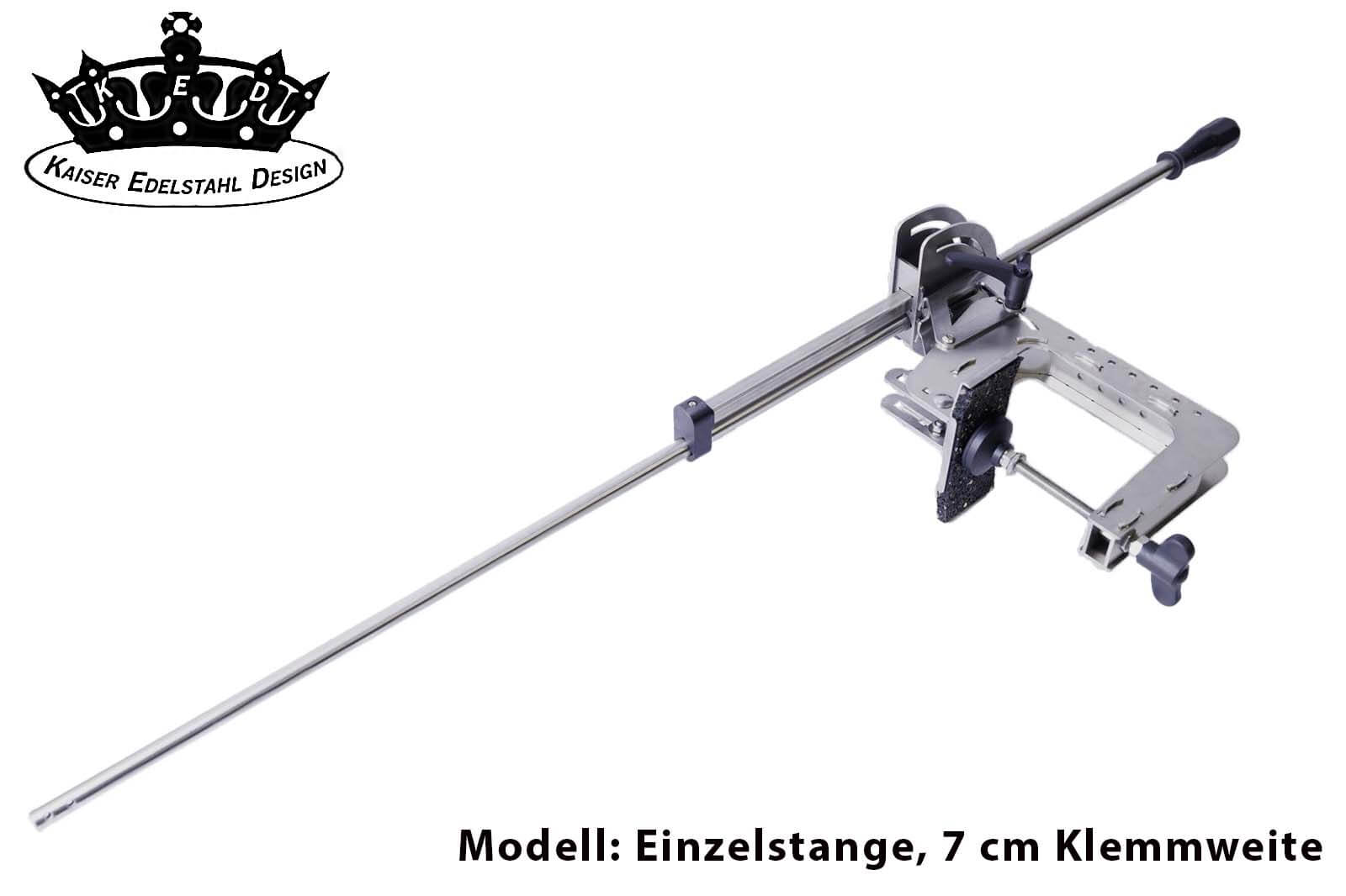 KED Geberstange mit Klemmhalterung, 7 cm Klemmweite, Einzelstange