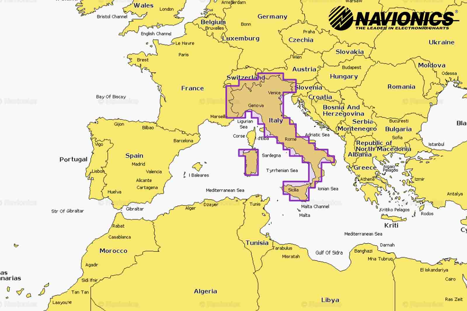Navionics Platinum Plus Seekarte