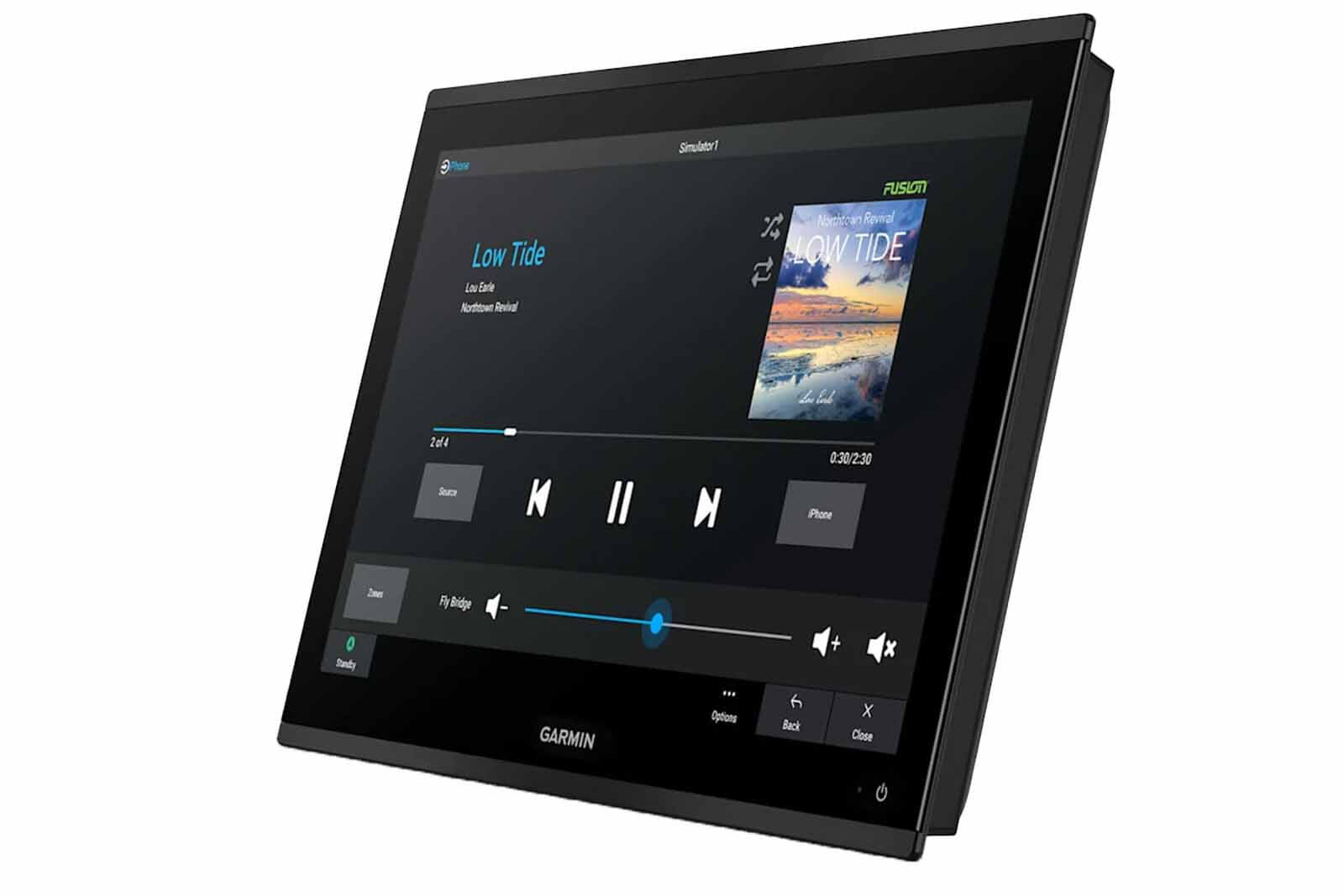 Garmin GPSMAP 9022 Kartenplotter ohne Sonar Ansicht links