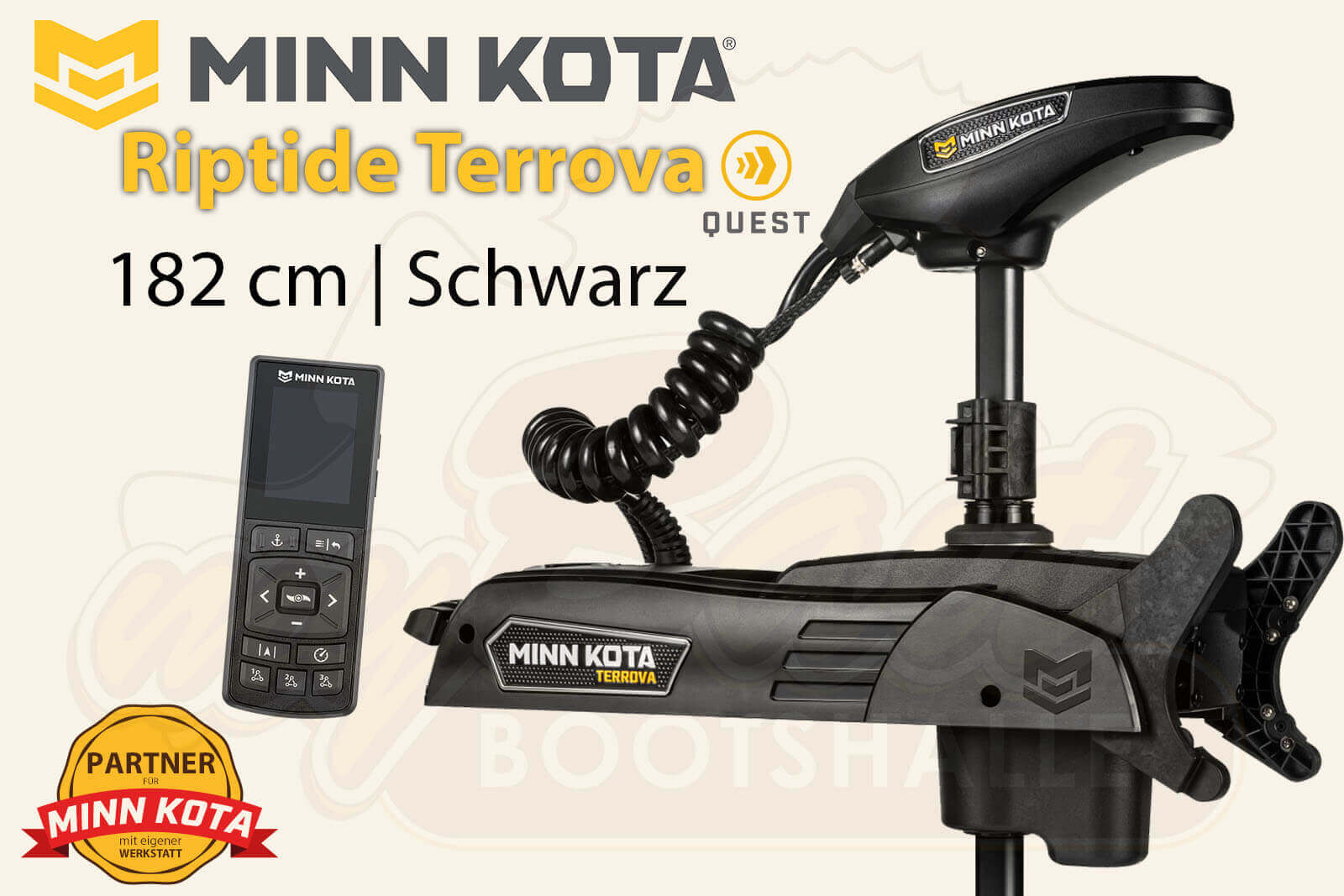 Minn Kota Riptide Terrova QUEST 182cm, schwarz