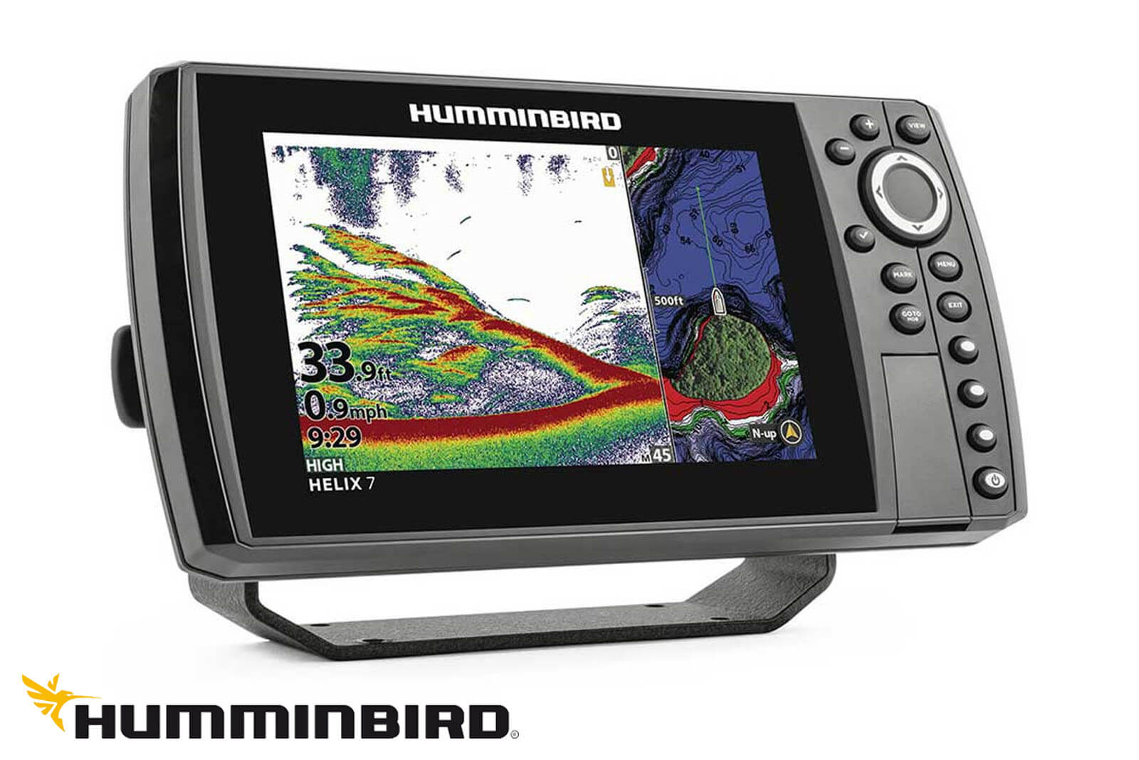 Humminbird HELIX 7 CHIRP G4N Echolot, seitlich rechts
