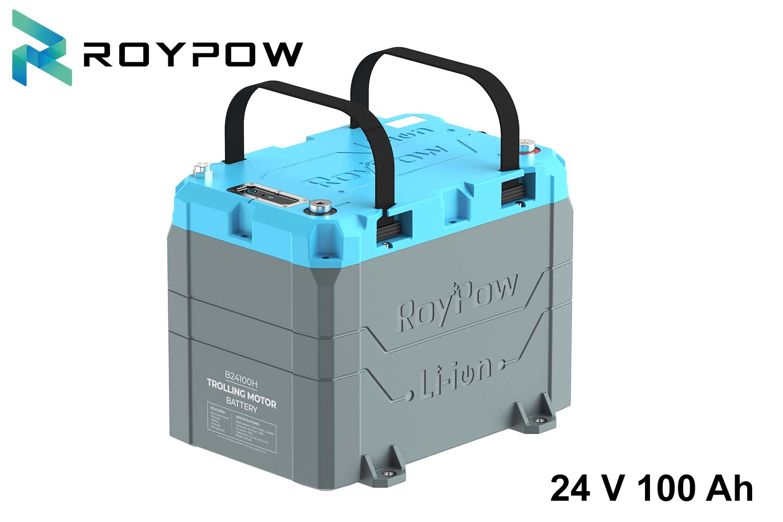 RoyPow LiFePO4 Batterie wasserdicht nach IP67