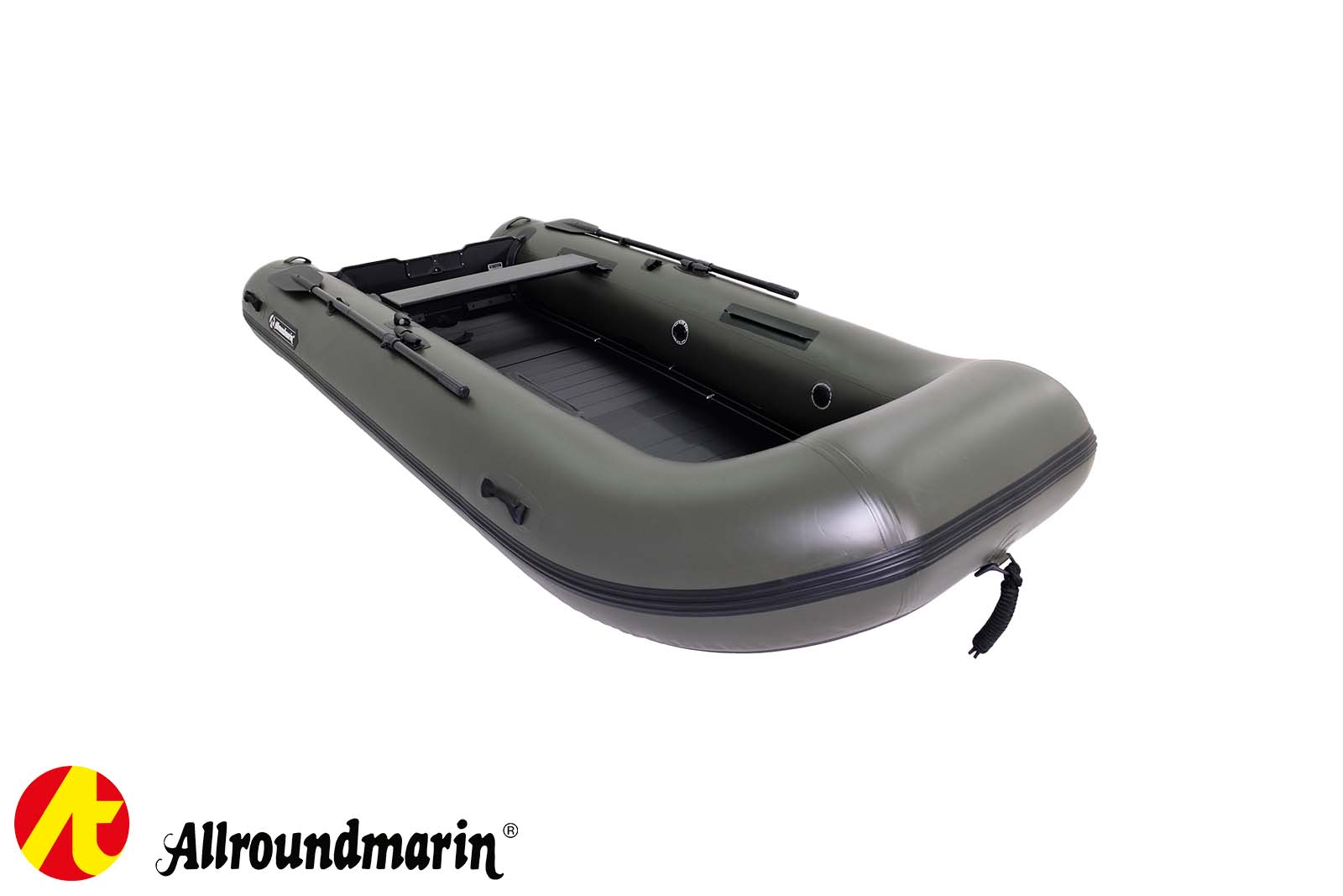 Allroundmarin Scout Schlauchboot 330 mit Aluboden Seitenansicht, schräg
