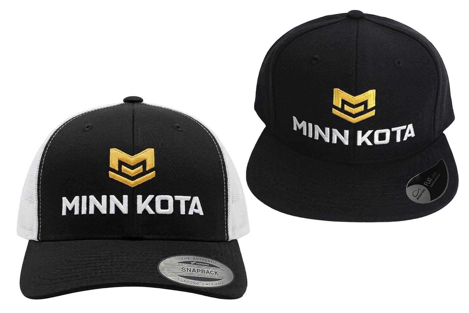 Minn Kota Cap mit Flachschirm und Rundschirm