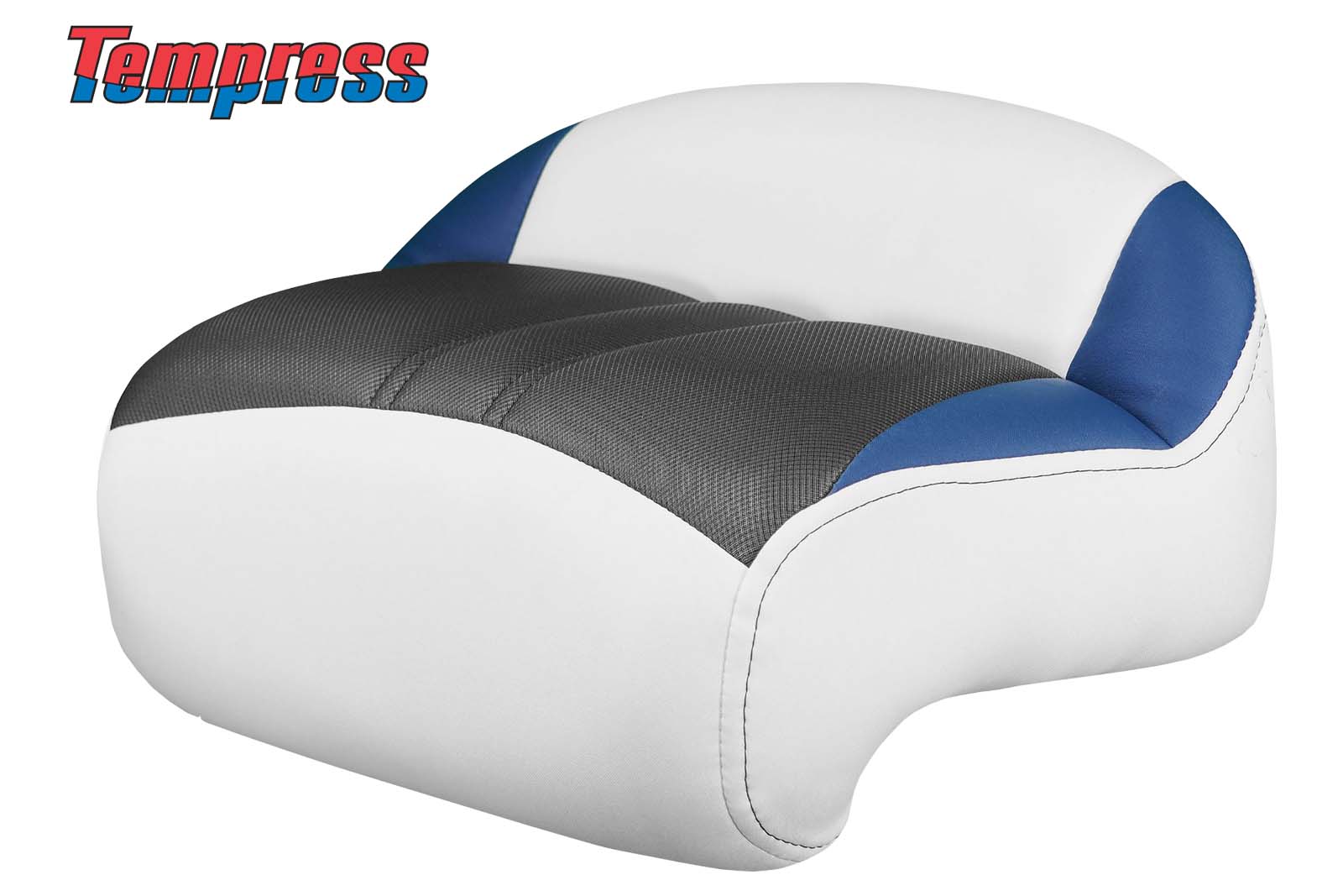 Tempress Pro Casting Seat 68755: Weiß, Blau, Carbon
