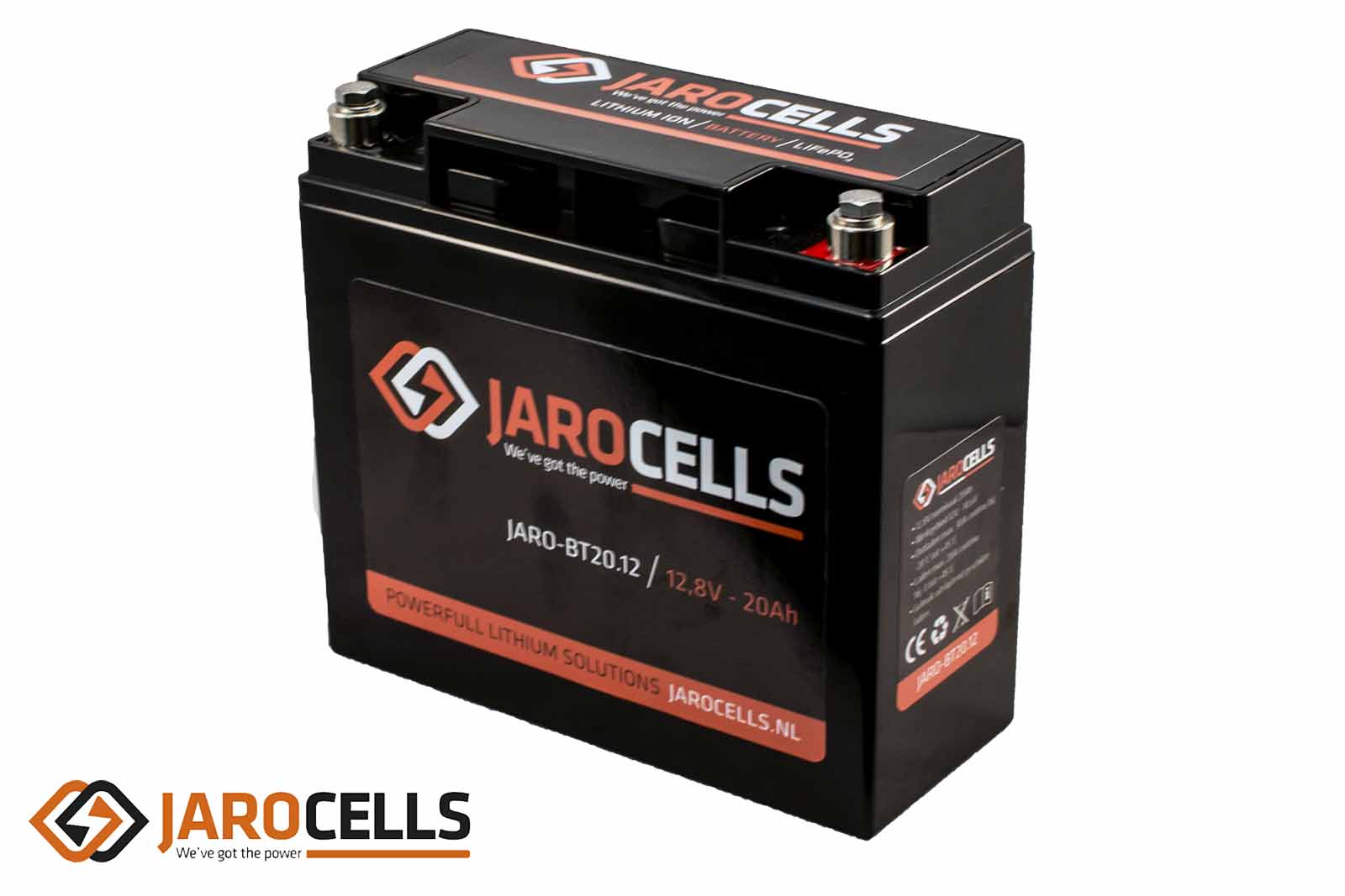 Jarocells Lithium-Ionen-Batterie mit Bluetooth-Batteriecomputer